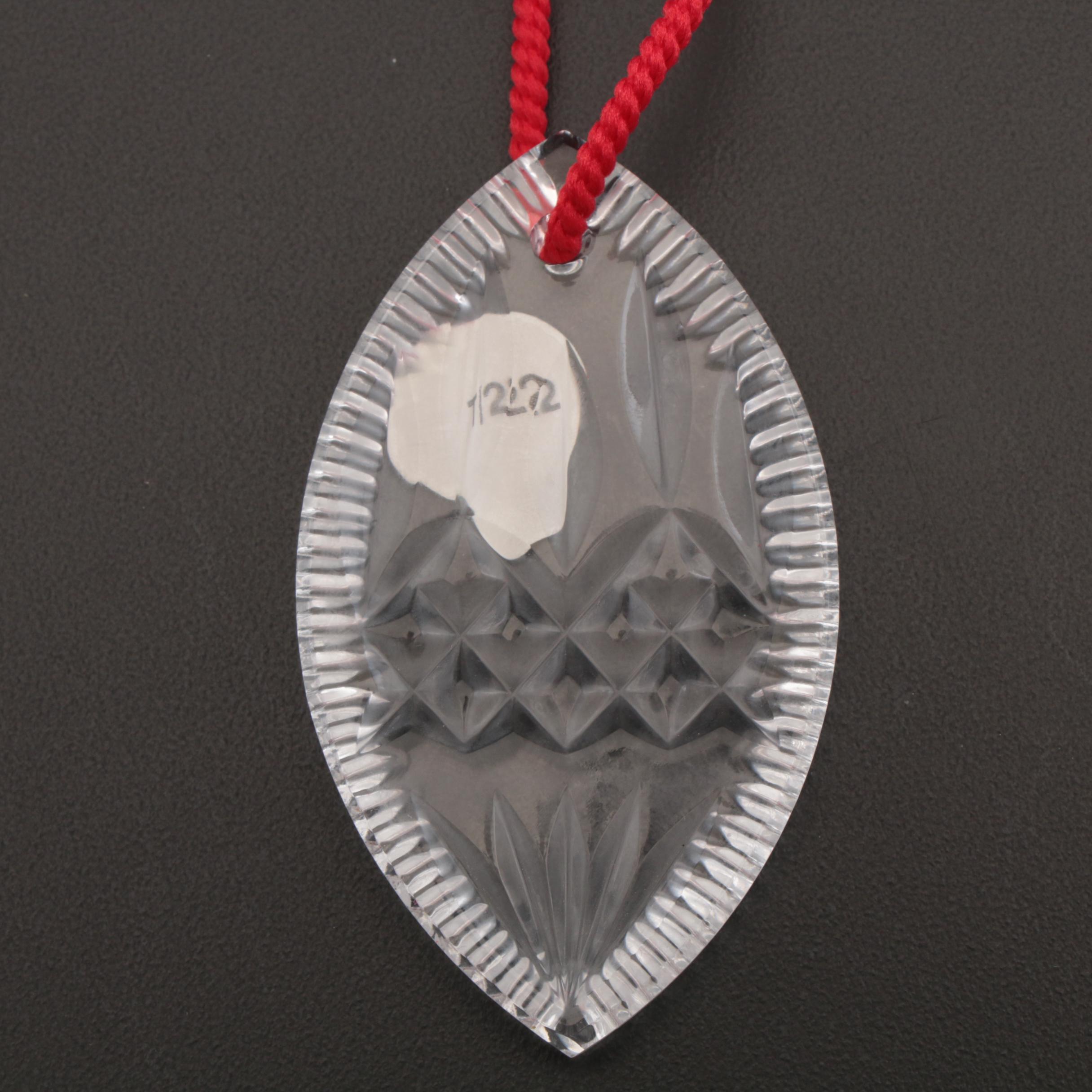 Waterford "Lismore" and "Angel" Collection Crystal Ornaments