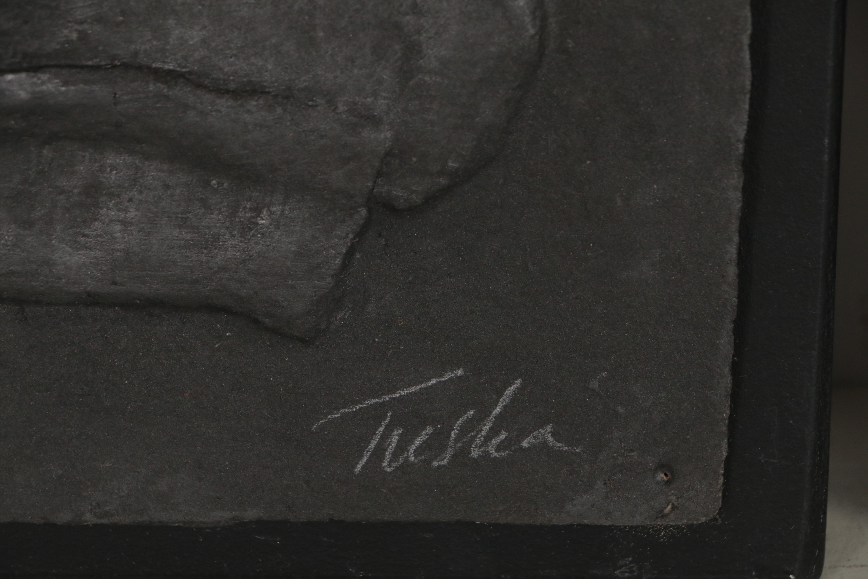 John Tuska Figural Cast Paper Relief Sculptures