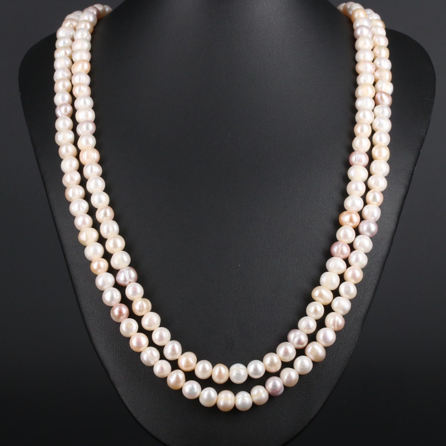 Endless Cultured Pearl Necklace