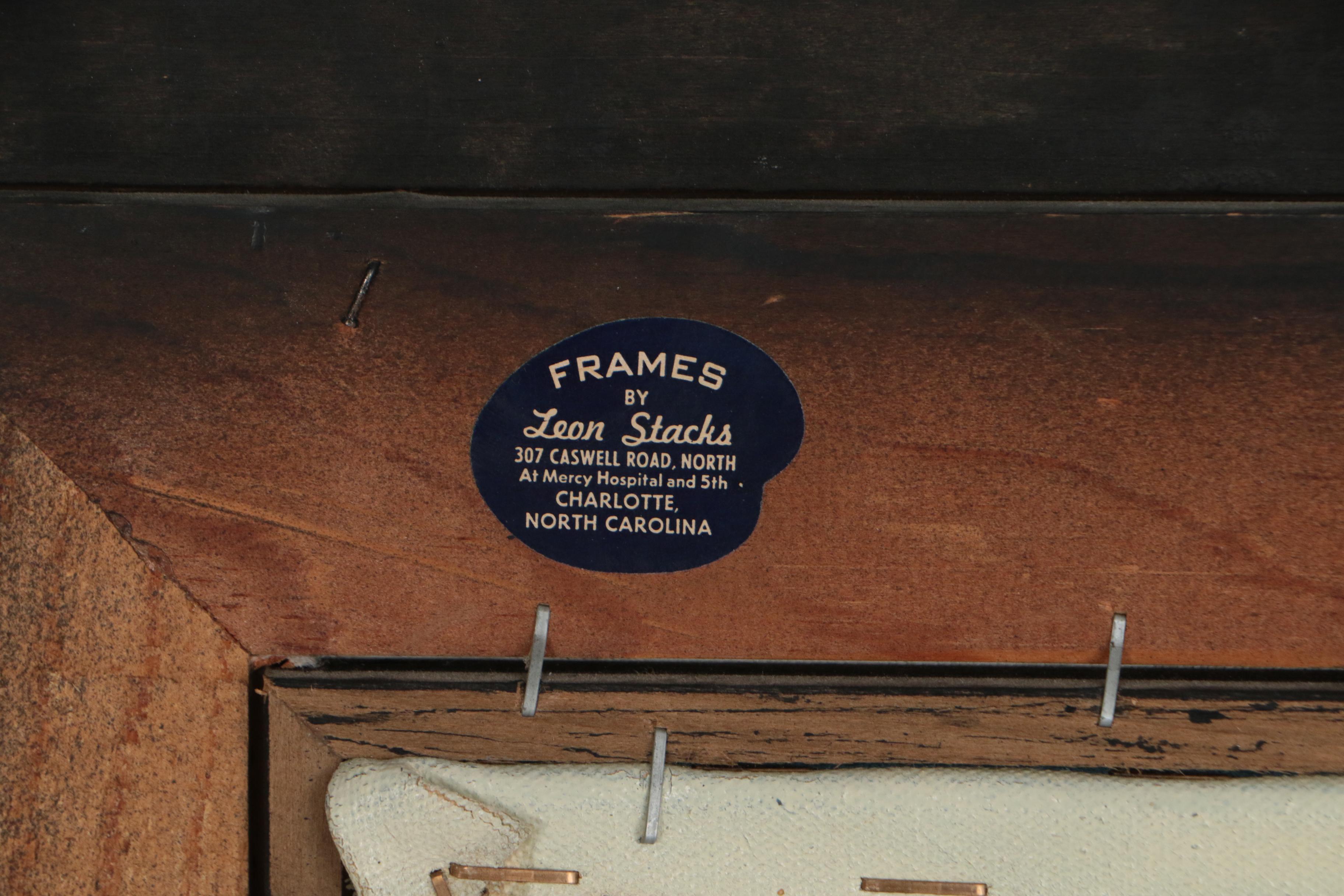 Jose Antonio Velasquez Oil Painting, 1971