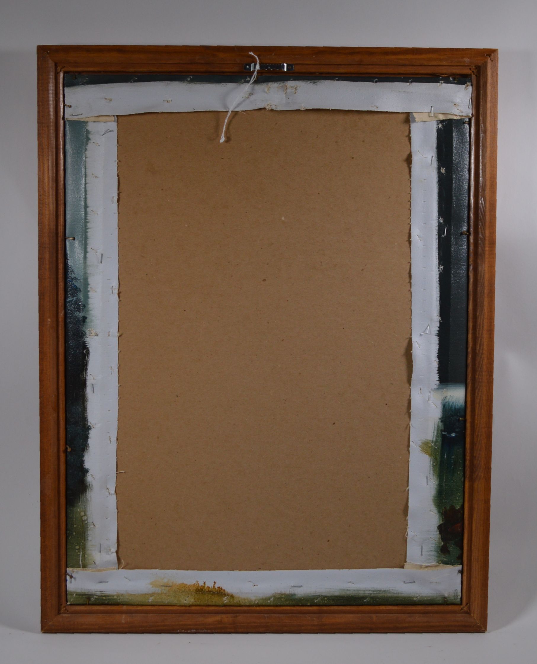 T. Travis Oil Painting of Mill and Pond