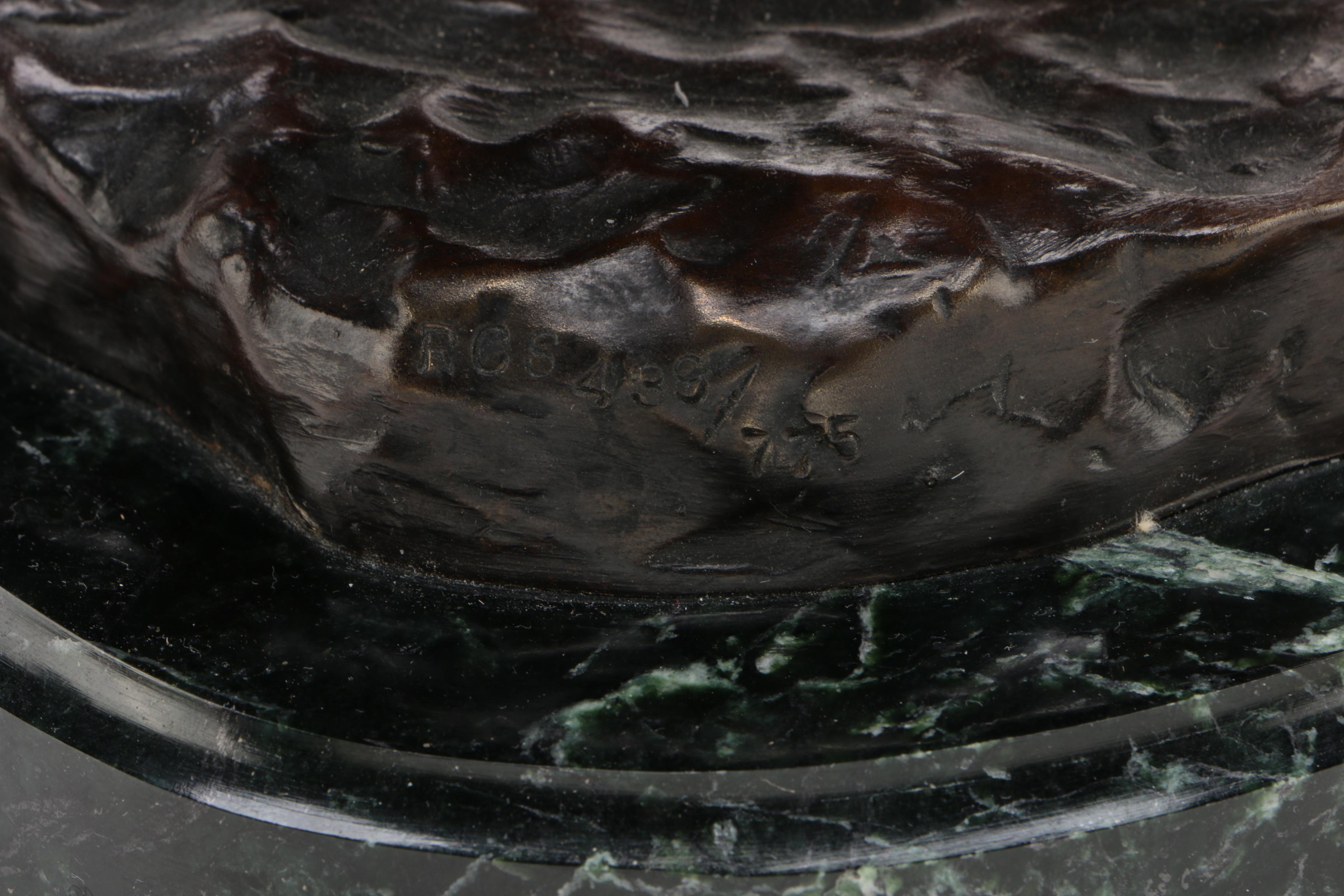 Reproduction Frederic Remington "Coming Through The Rye" Bronze Sculpture