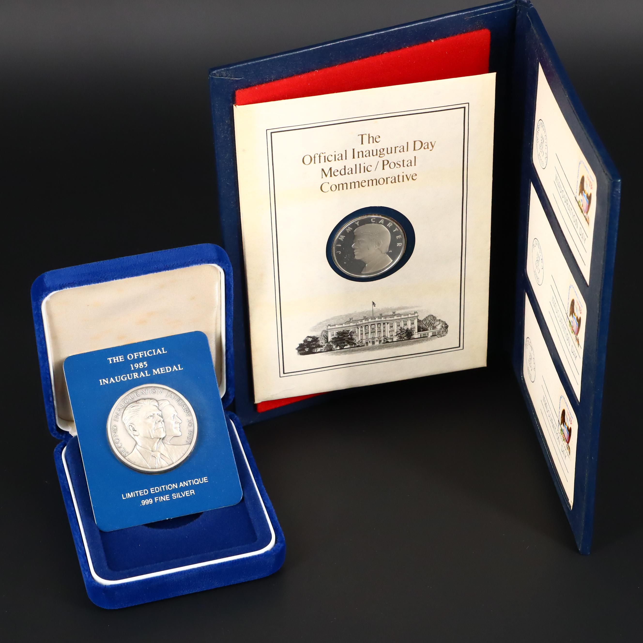 Two .999 Silver Presidential Inaugural Medals