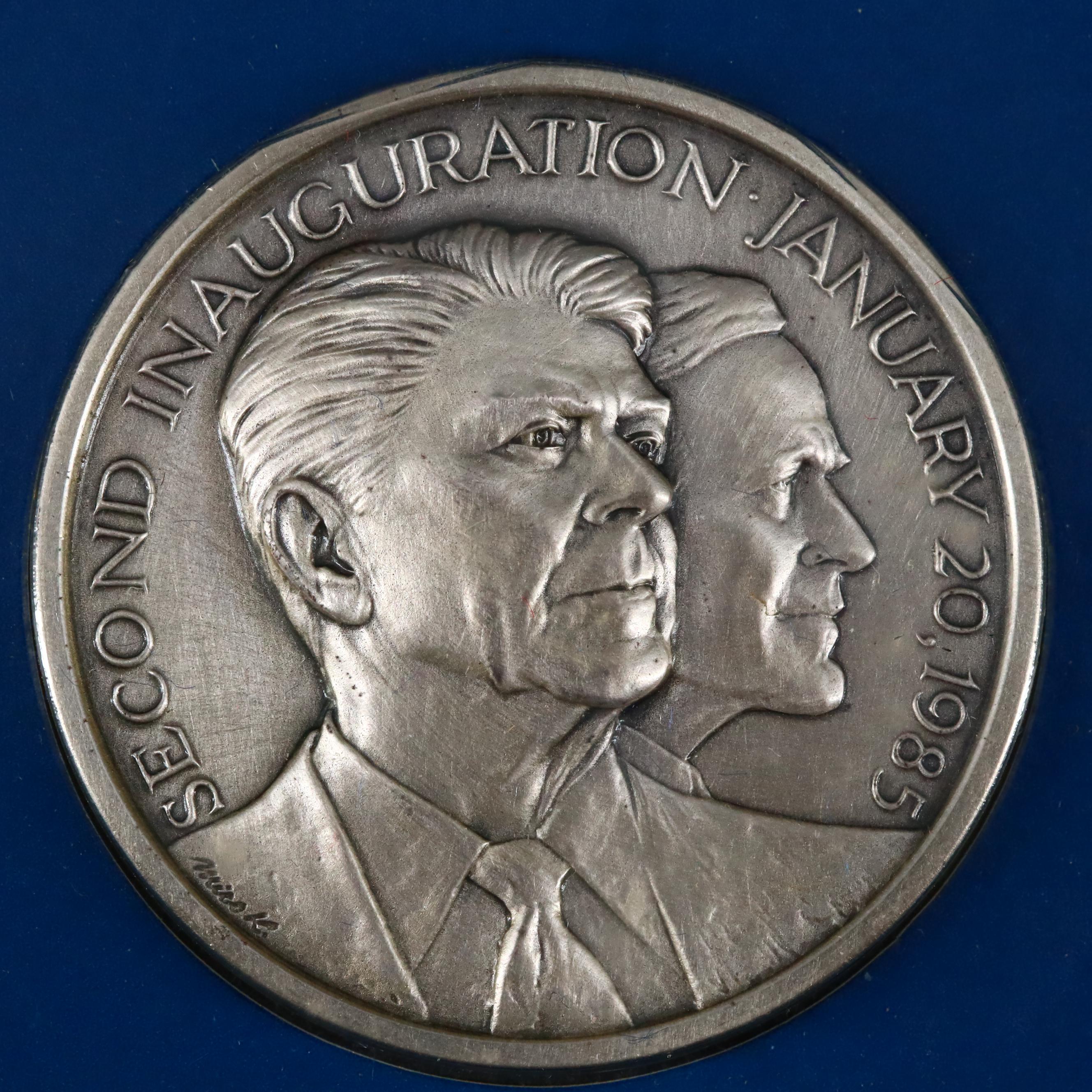 Two .999 Silver Presidential Inaugural Medals