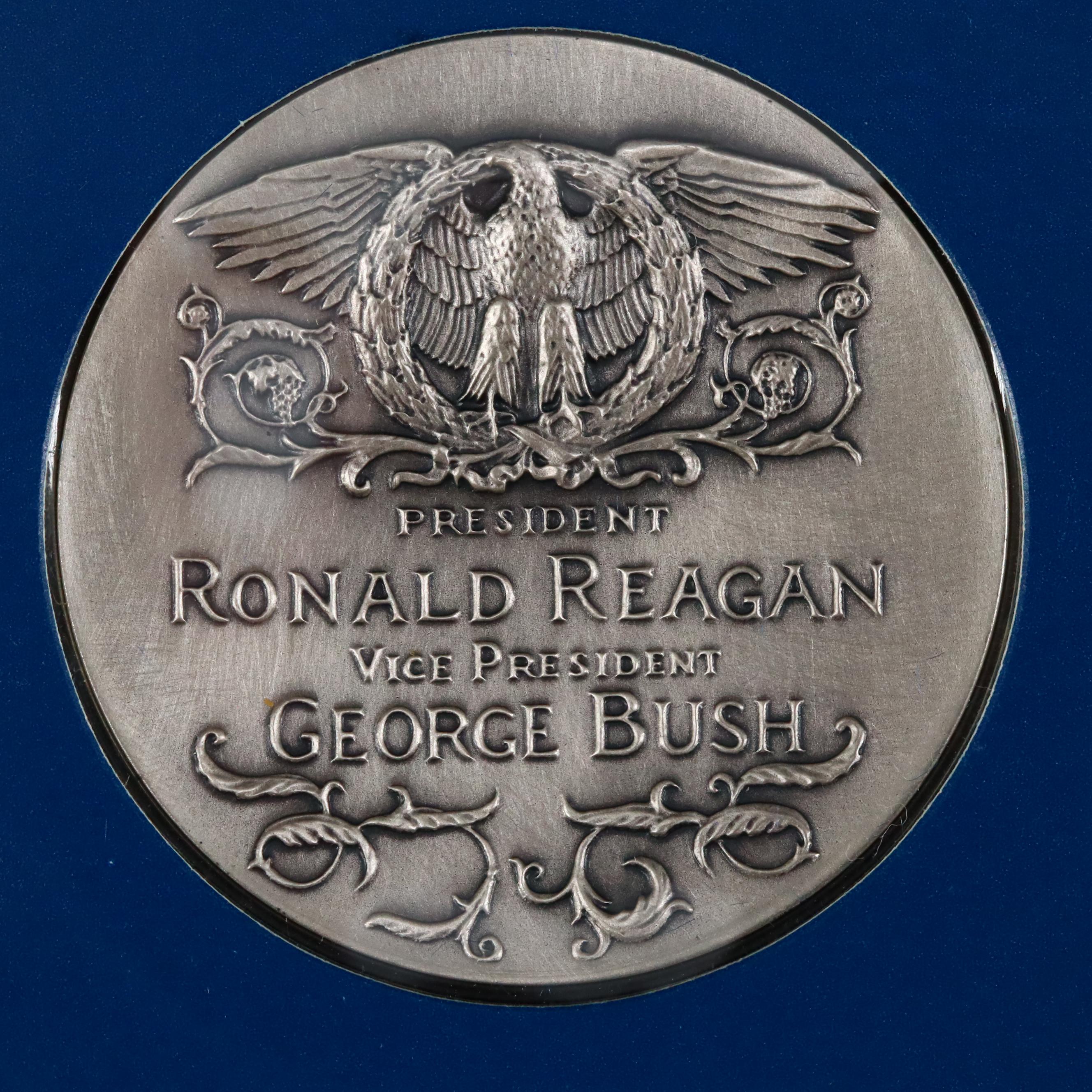 Two .999 Silver Presidential Inaugural Medals