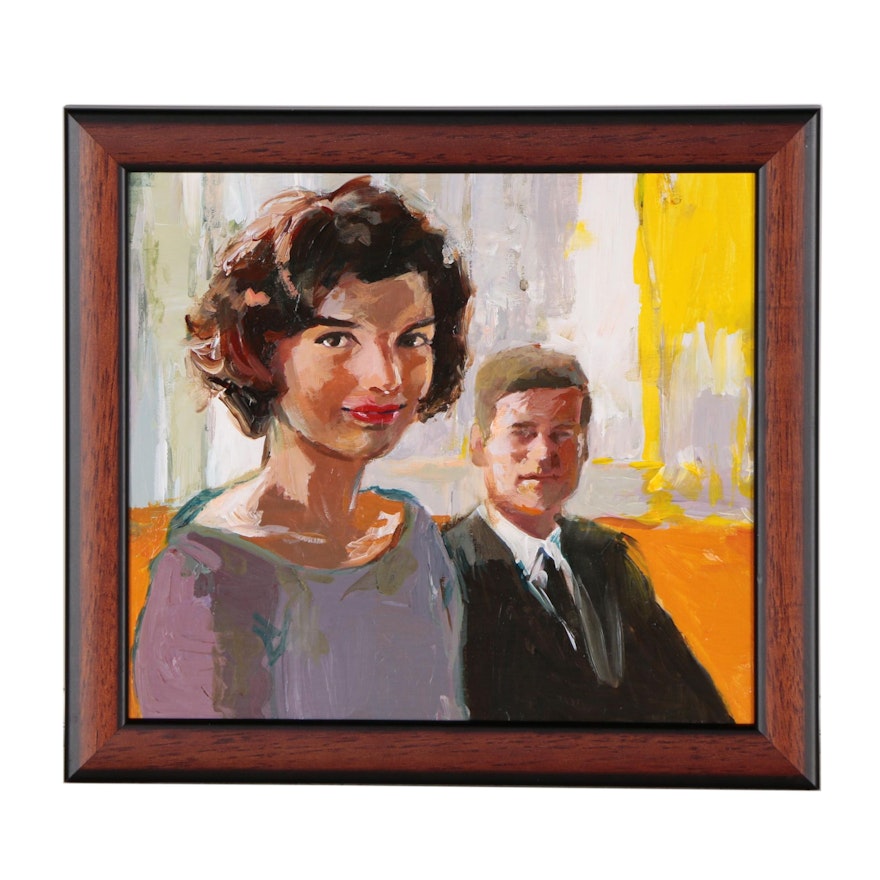 Adam Deda Oil Painting "Jackie & John", 2019