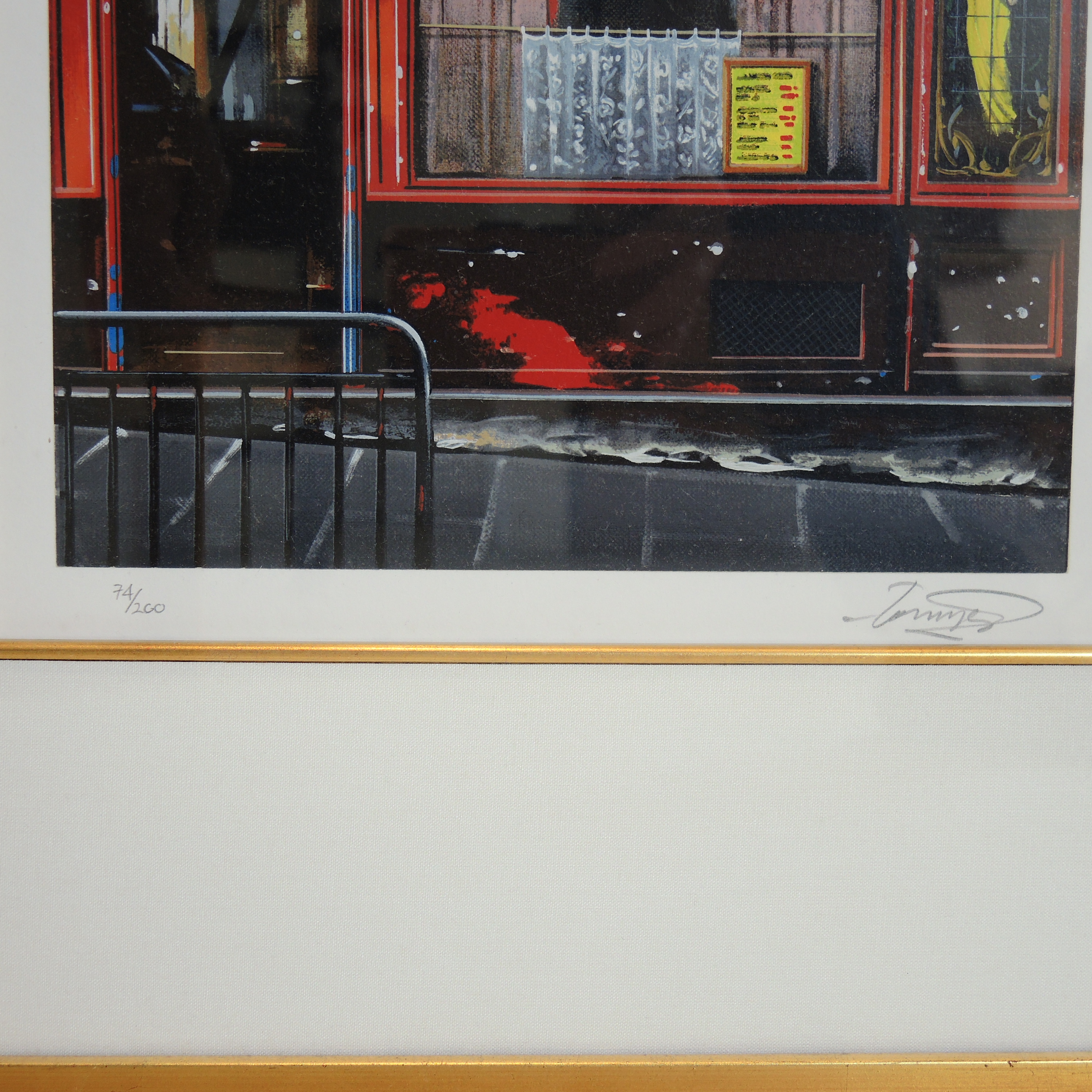 Thomas Pradzynski Serigraph "Boulevard Jean Verneil" and More