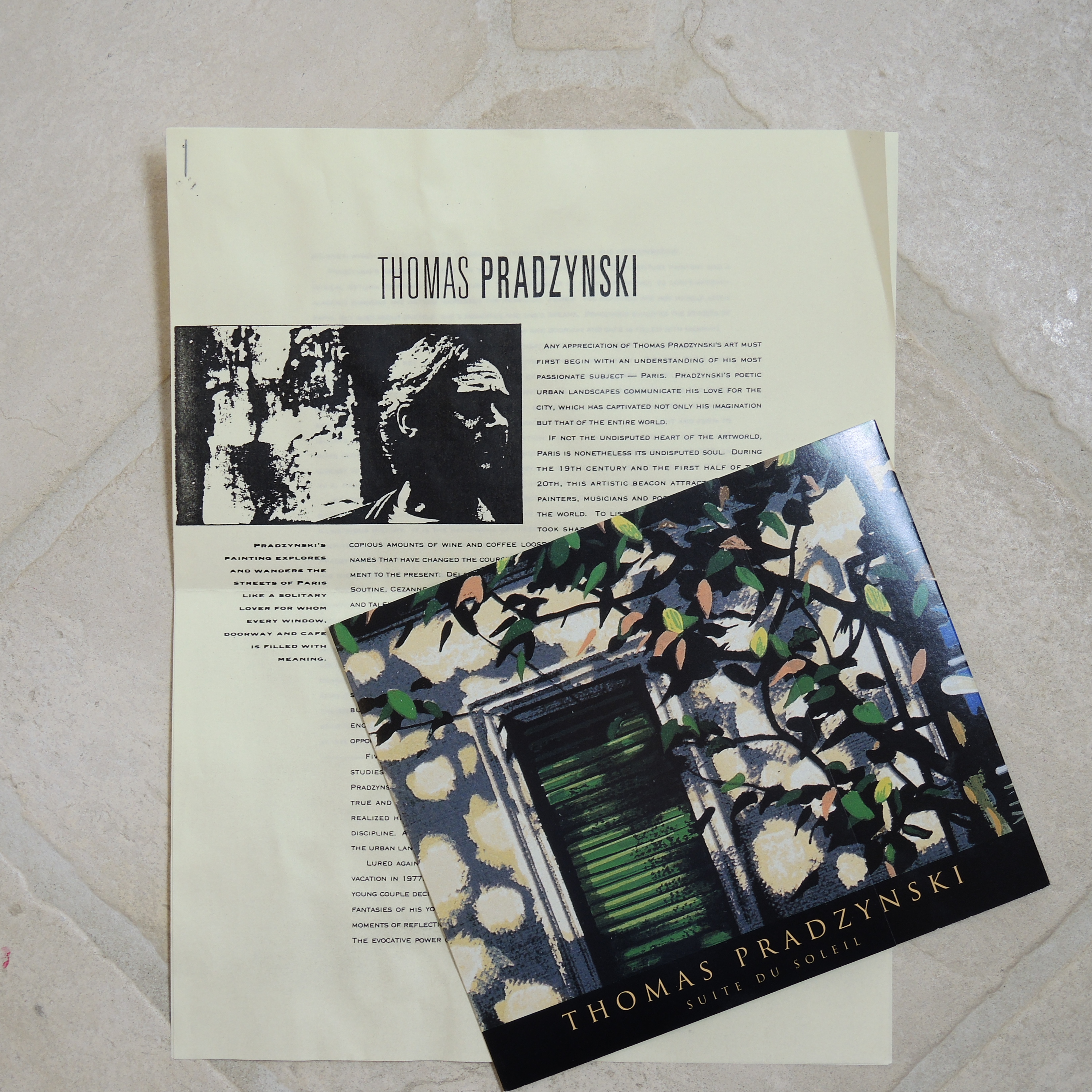 Thomas Pradzynski Serigraph "Boulevard Jean Verneil" and More