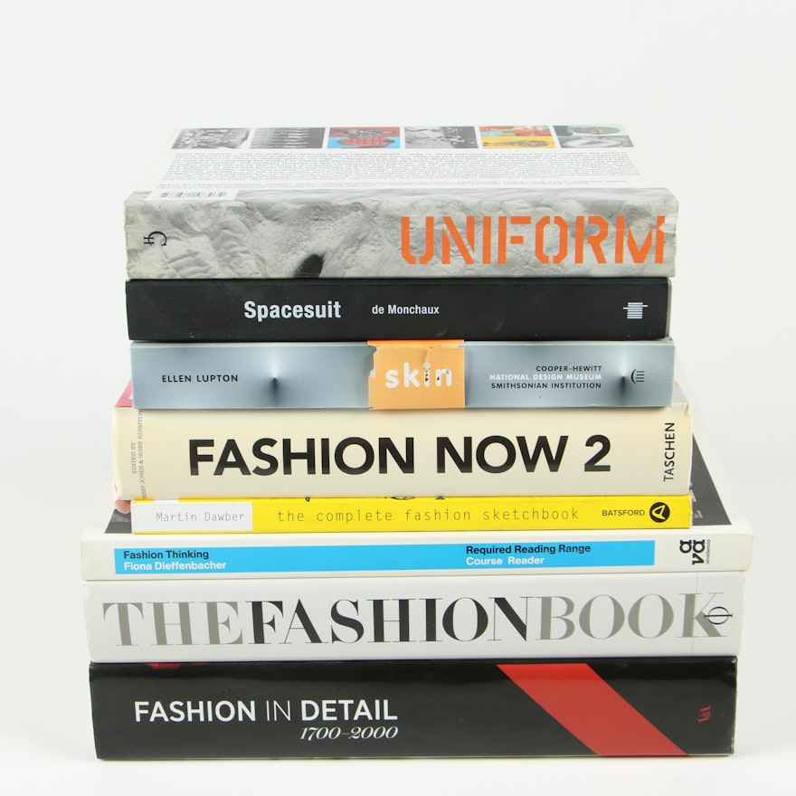Fashion and Design Reference Books Including "Fashion in Detail: 1700–2000"