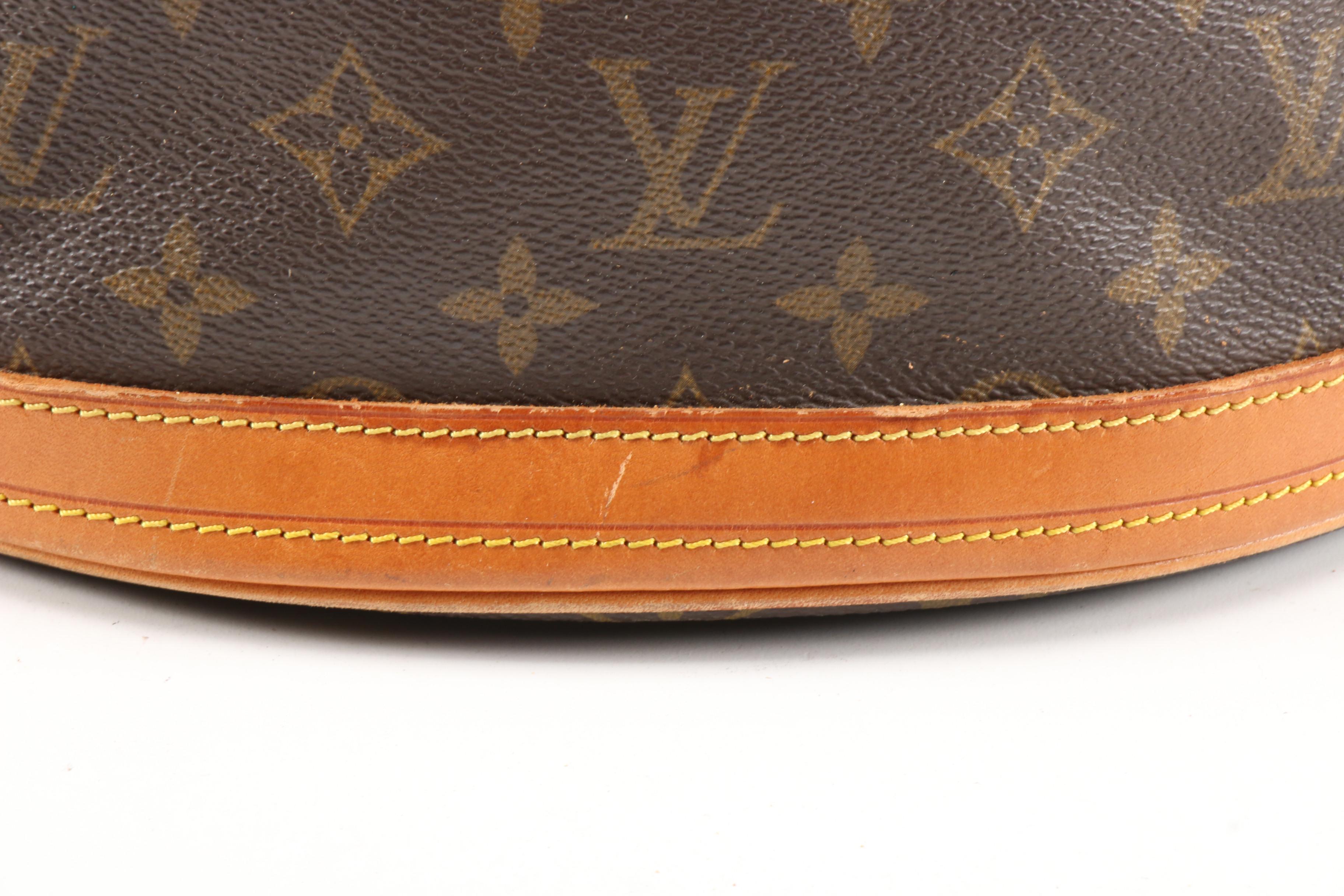 Louis Vuitton Monogram Canvas Petite Bucket Bag, 1980s Vintage