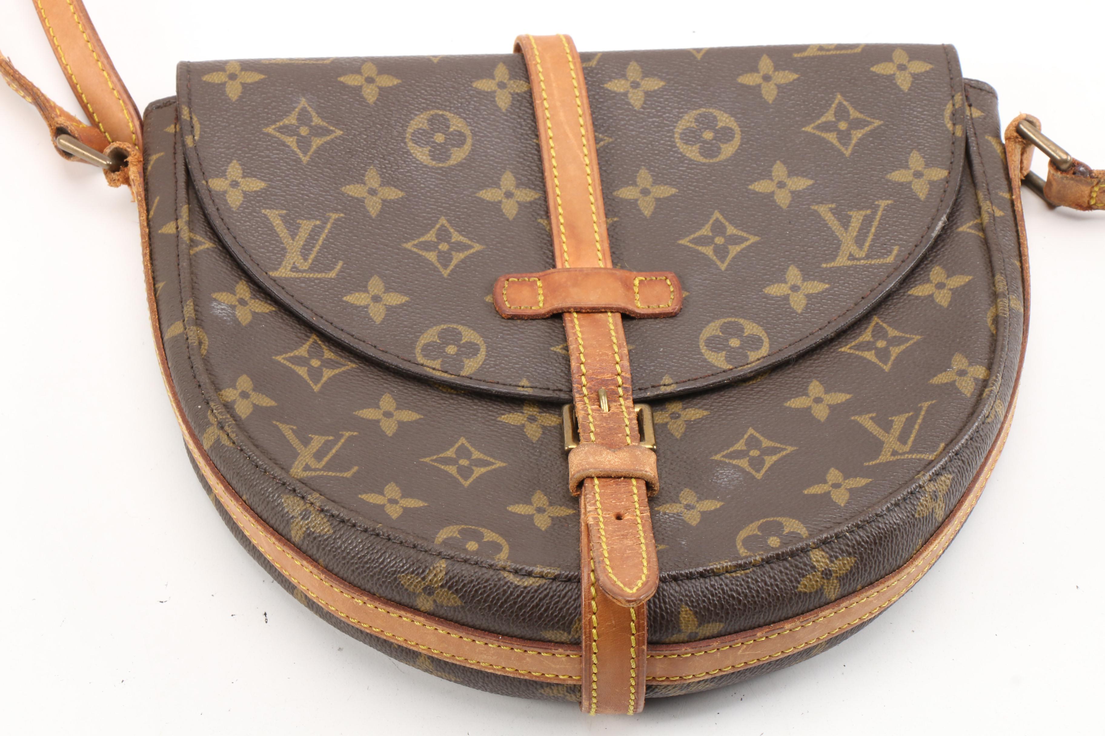 Louis Vuitton Monogram Canvas Chantilly MM Crossbody Bag, 1980s Vintage