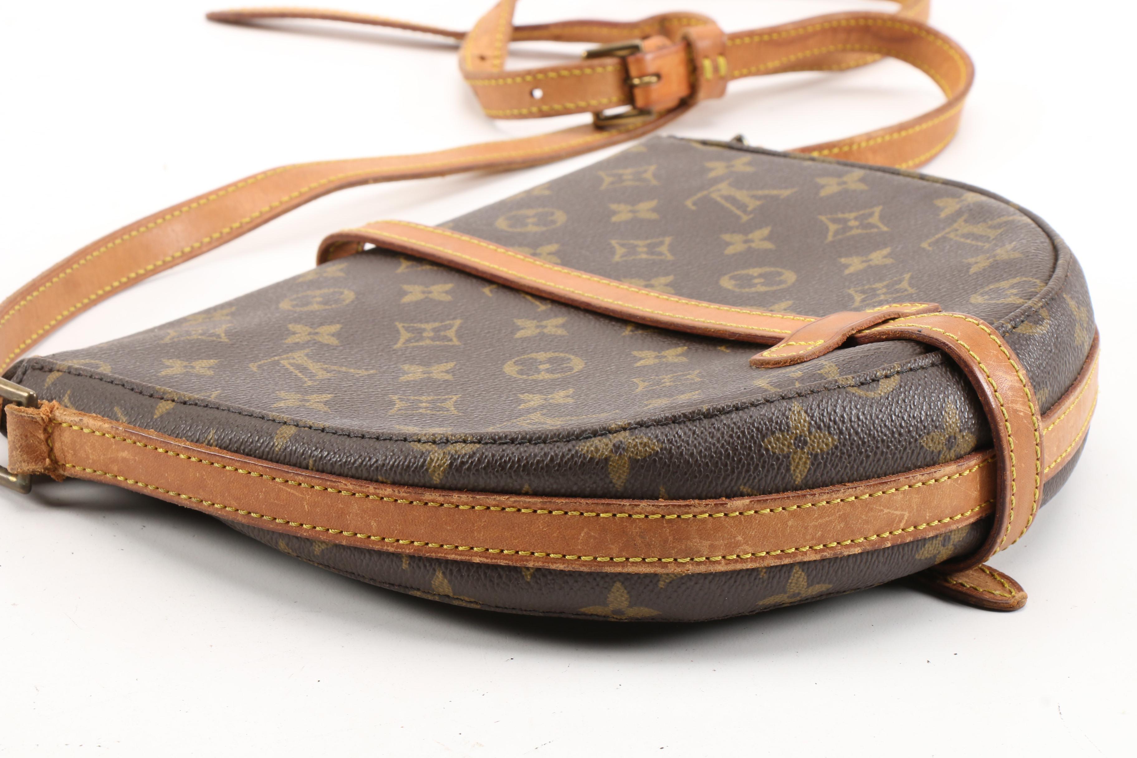Louis Vuitton Monogram Canvas Chantilly MM Crossbody Bag, 1980s Vintage