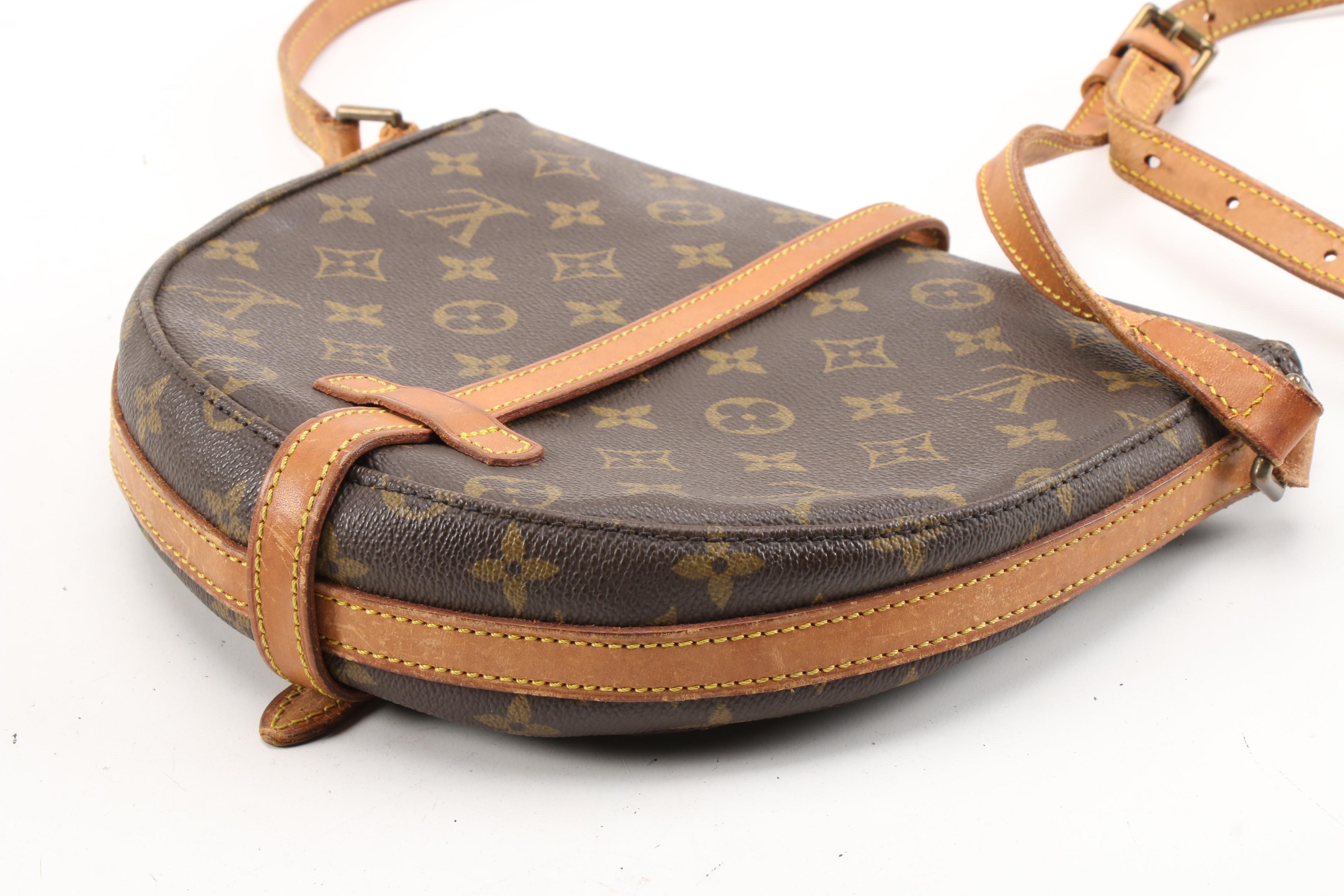 Louis Vuitton Monogram Canvas Chantilly MM Crossbody Bag, 1980s Vintage