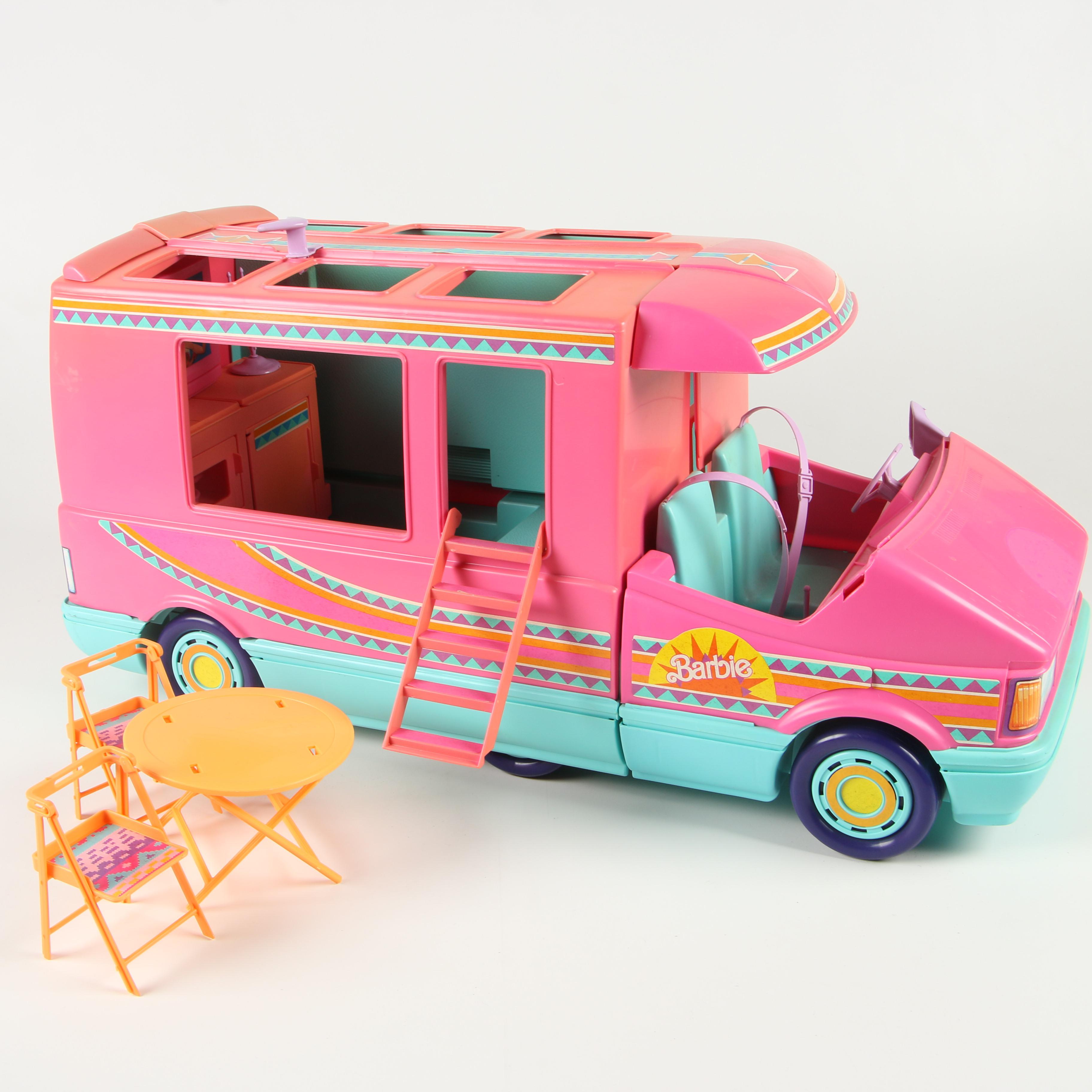 Barbie "Sun Charm" Magic Camper Van with Clothing and Accessories
