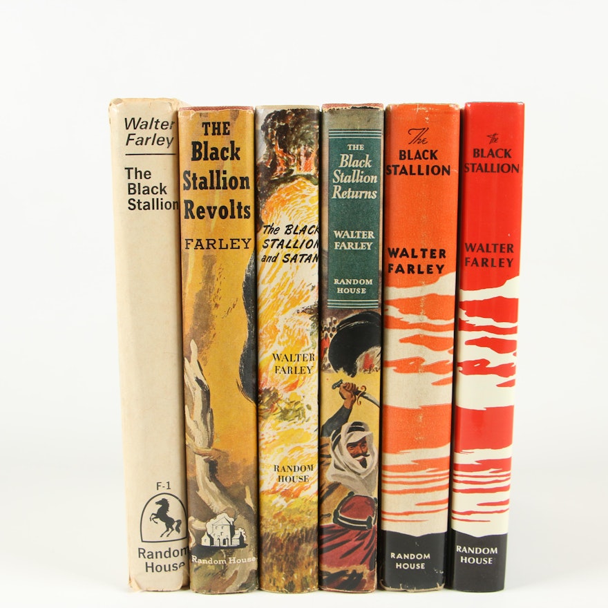 "The Black Stallion" Book Series by Walter Farley, Six Volumes