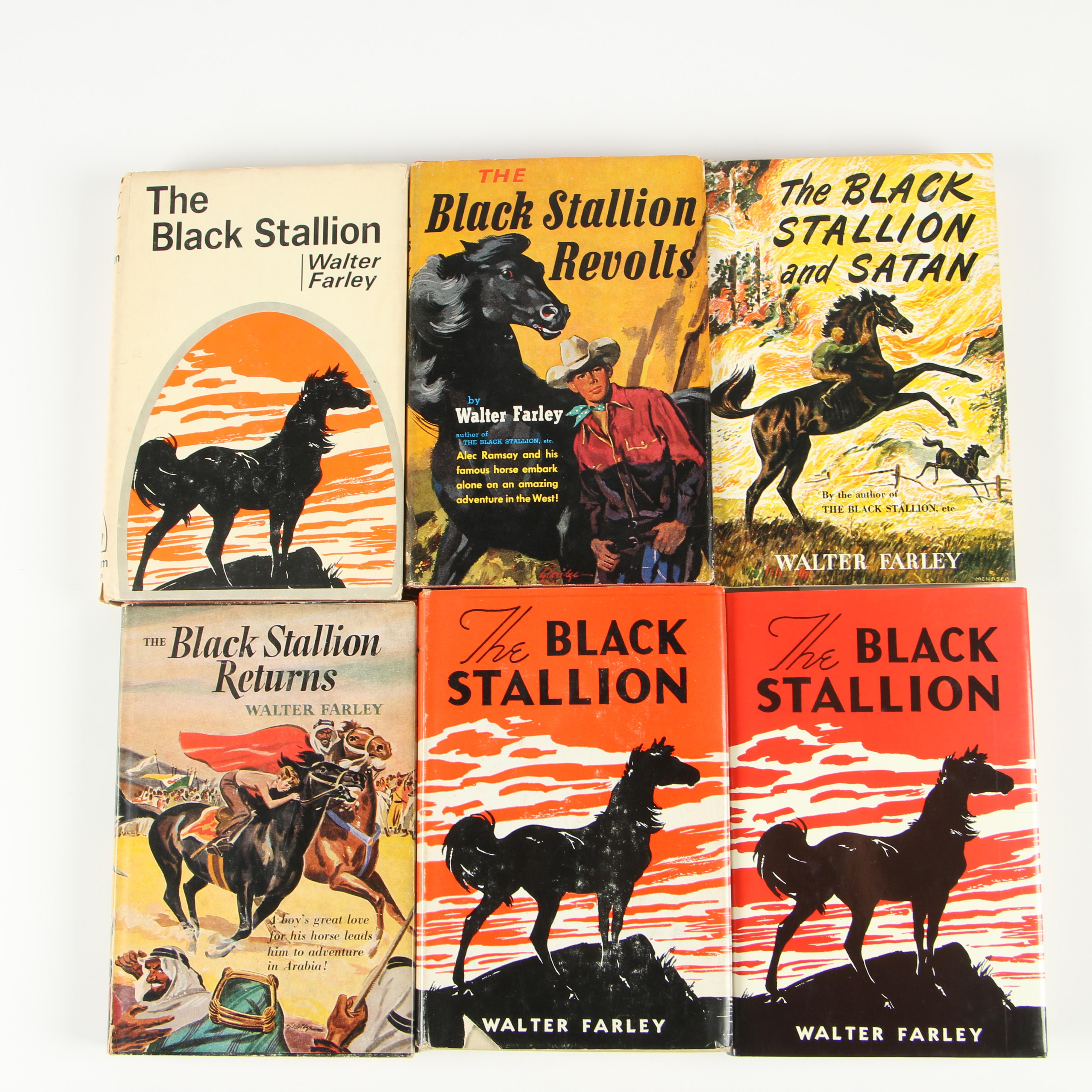 "The Black Stallion" Book Series by Walter Farley, Six Volumes
