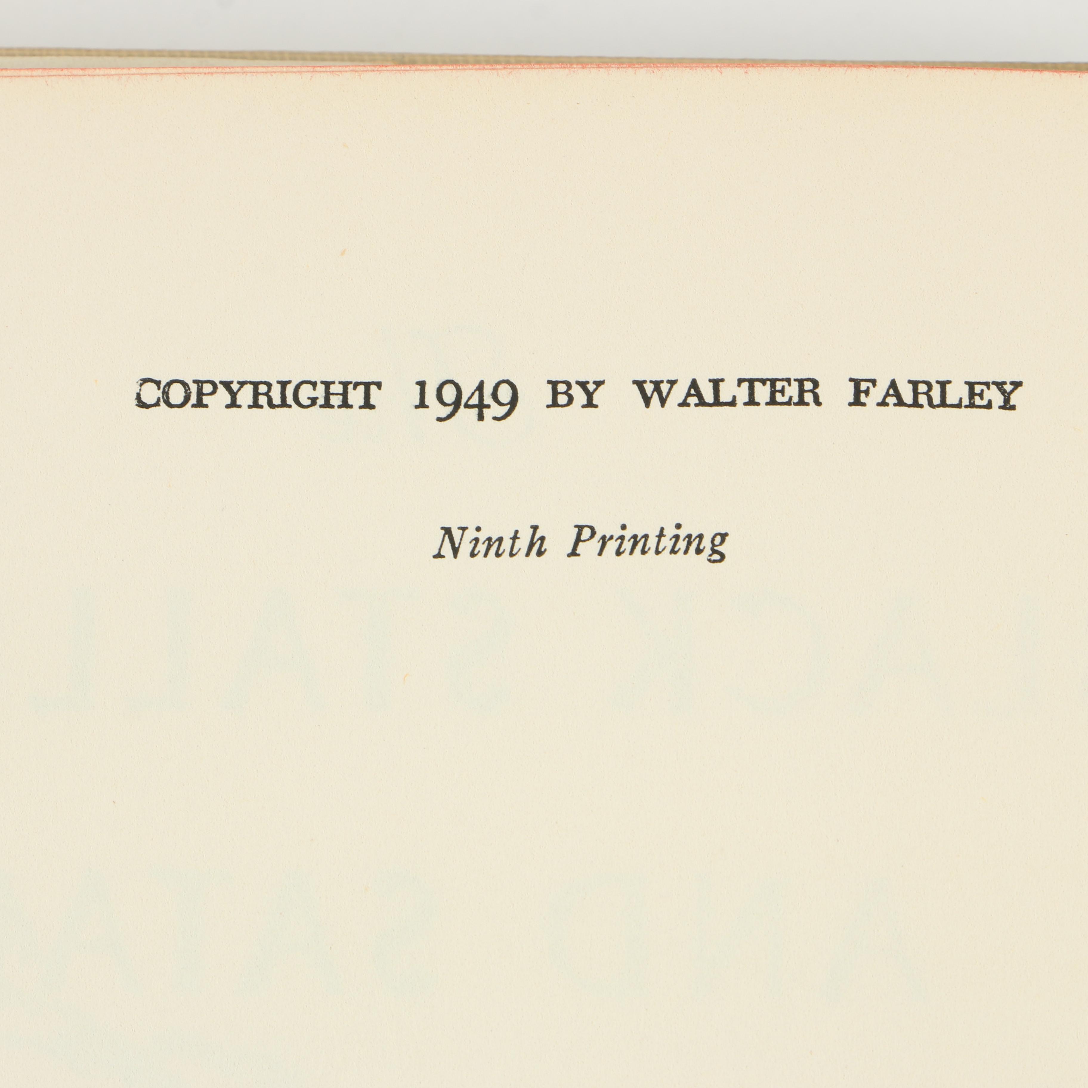 "The Black Stallion" Book Series by Walter Farley, Six Volumes