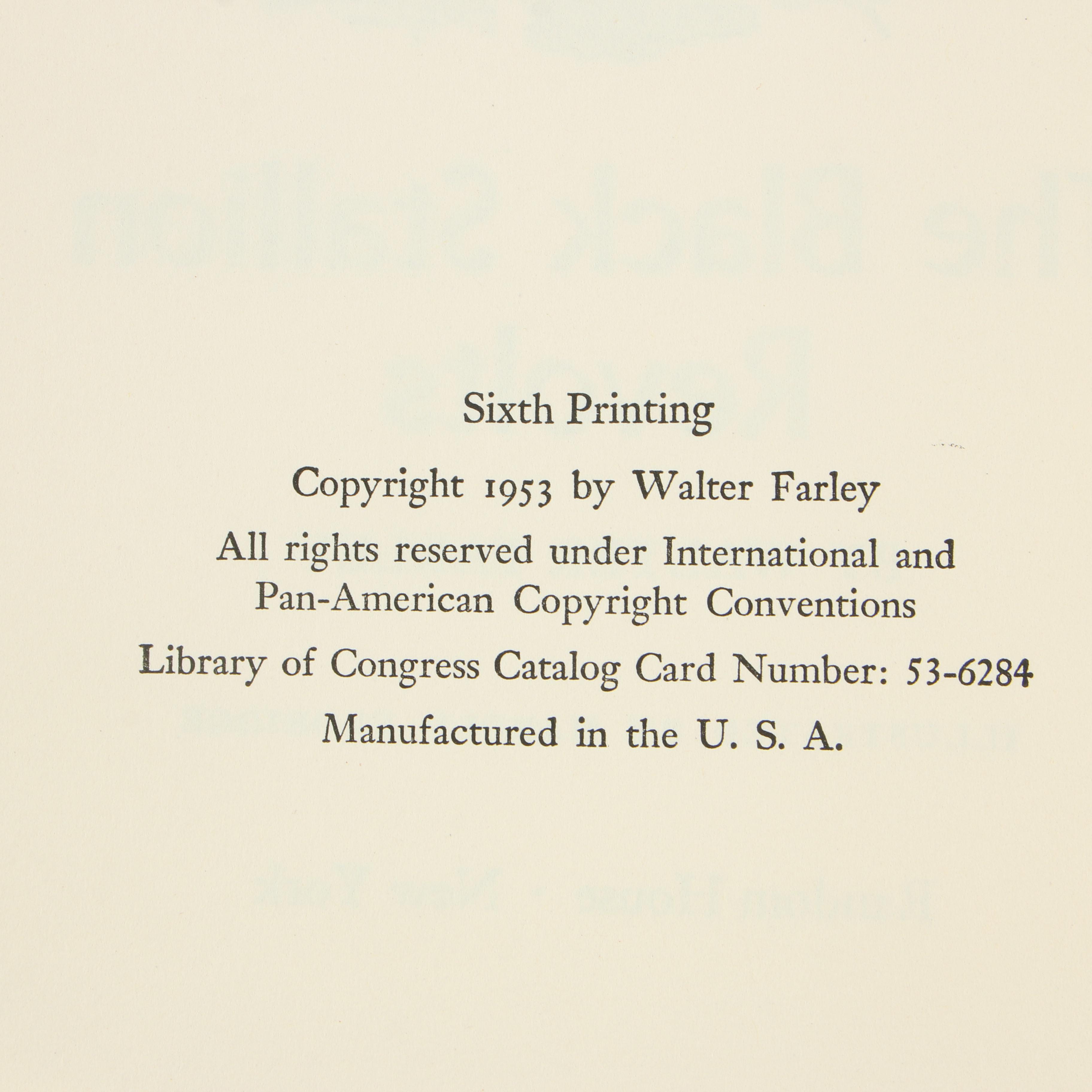 "The Black Stallion" Book Series by Walter Farley, Six Volumes