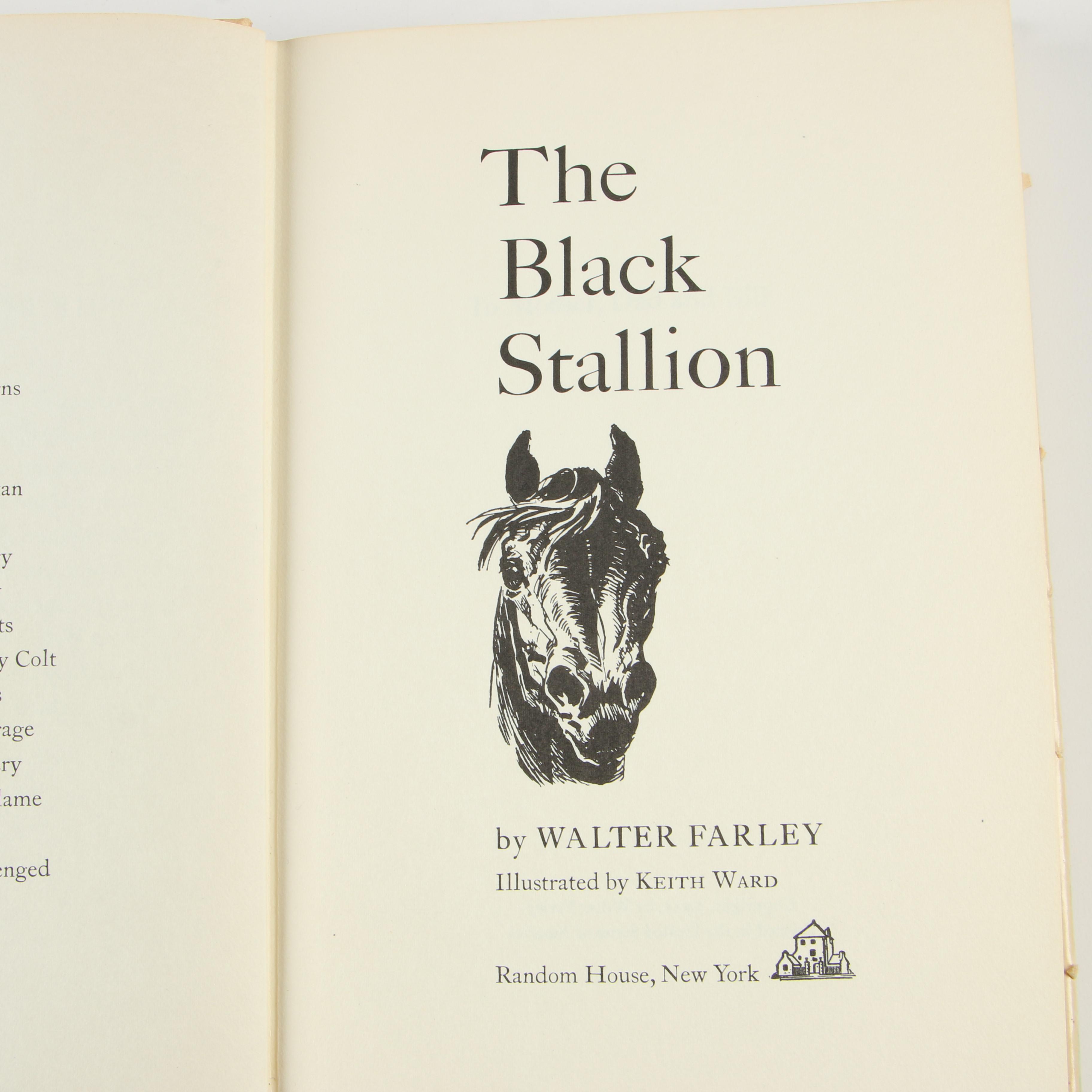 "The Black Stallion" Book Series by Walter Farley, Six Volumes