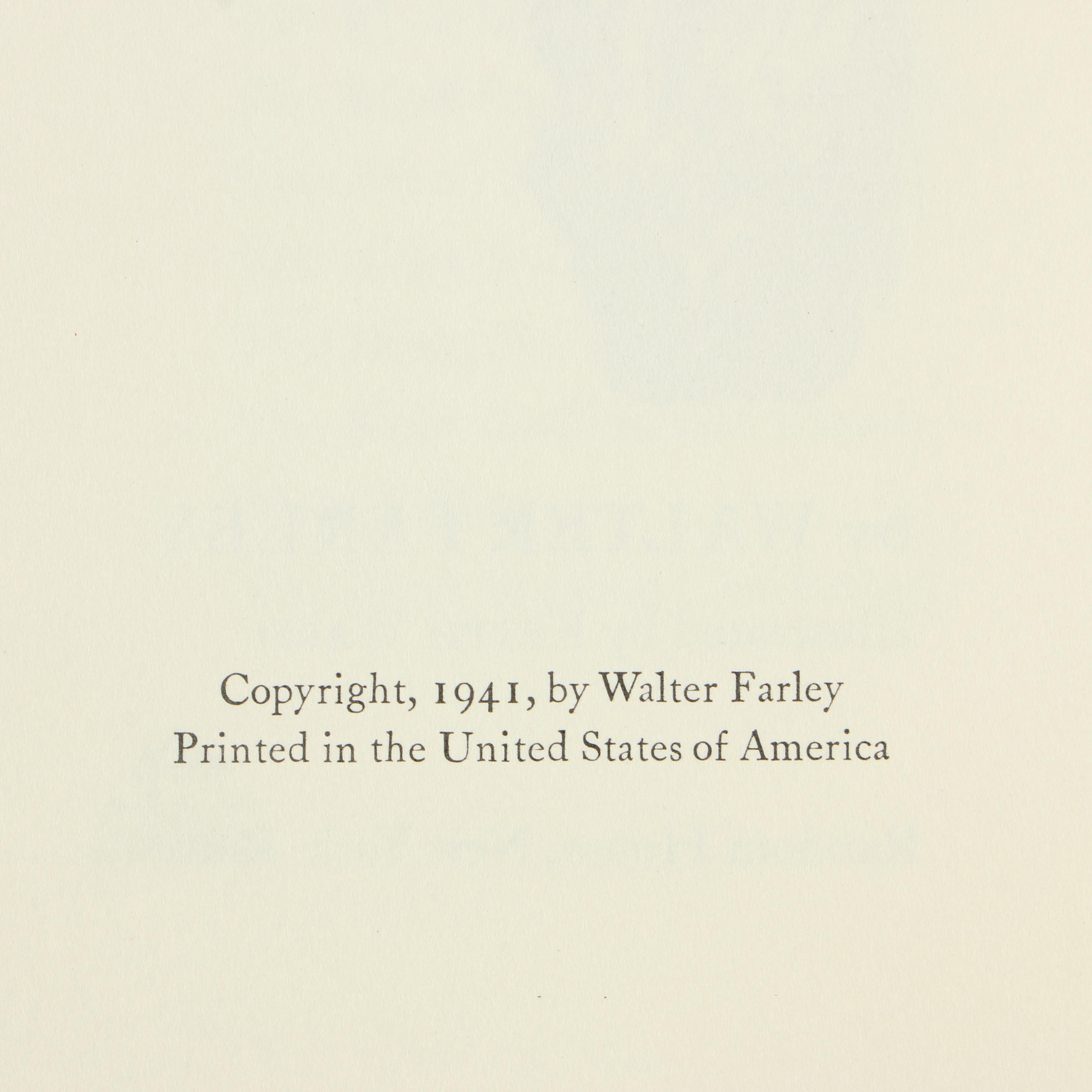 "The Black Stallion" Book Series by Walter Farley, Six Volumes