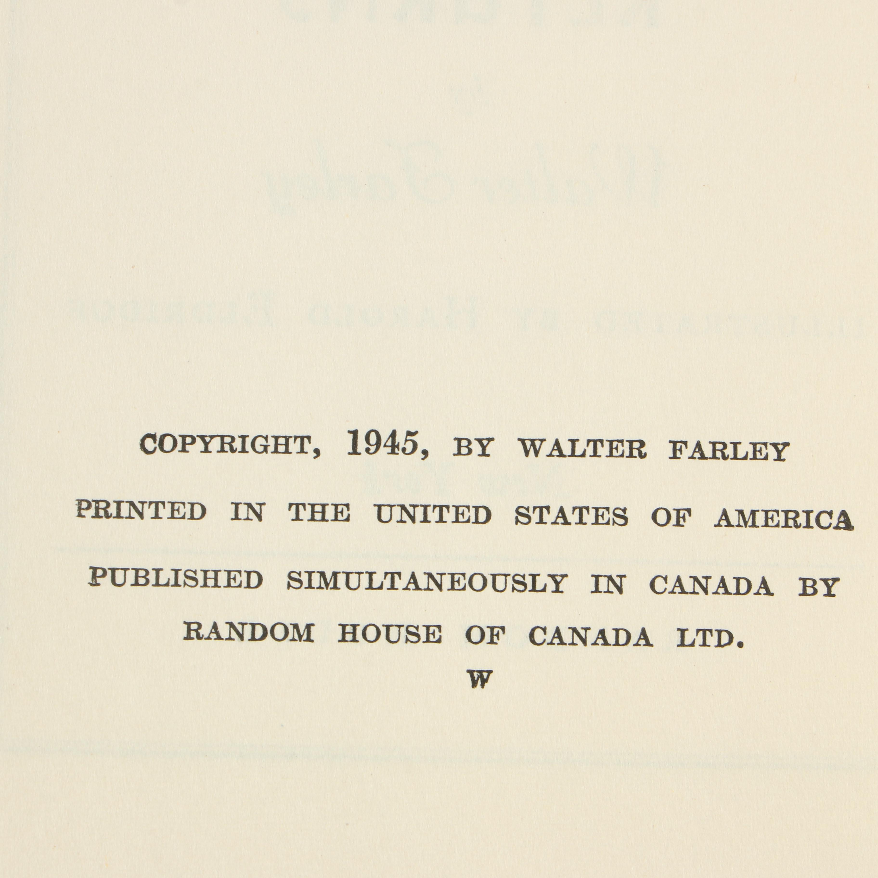 "The Black Stallion" Book Series by Walter Farley, Six Volumes