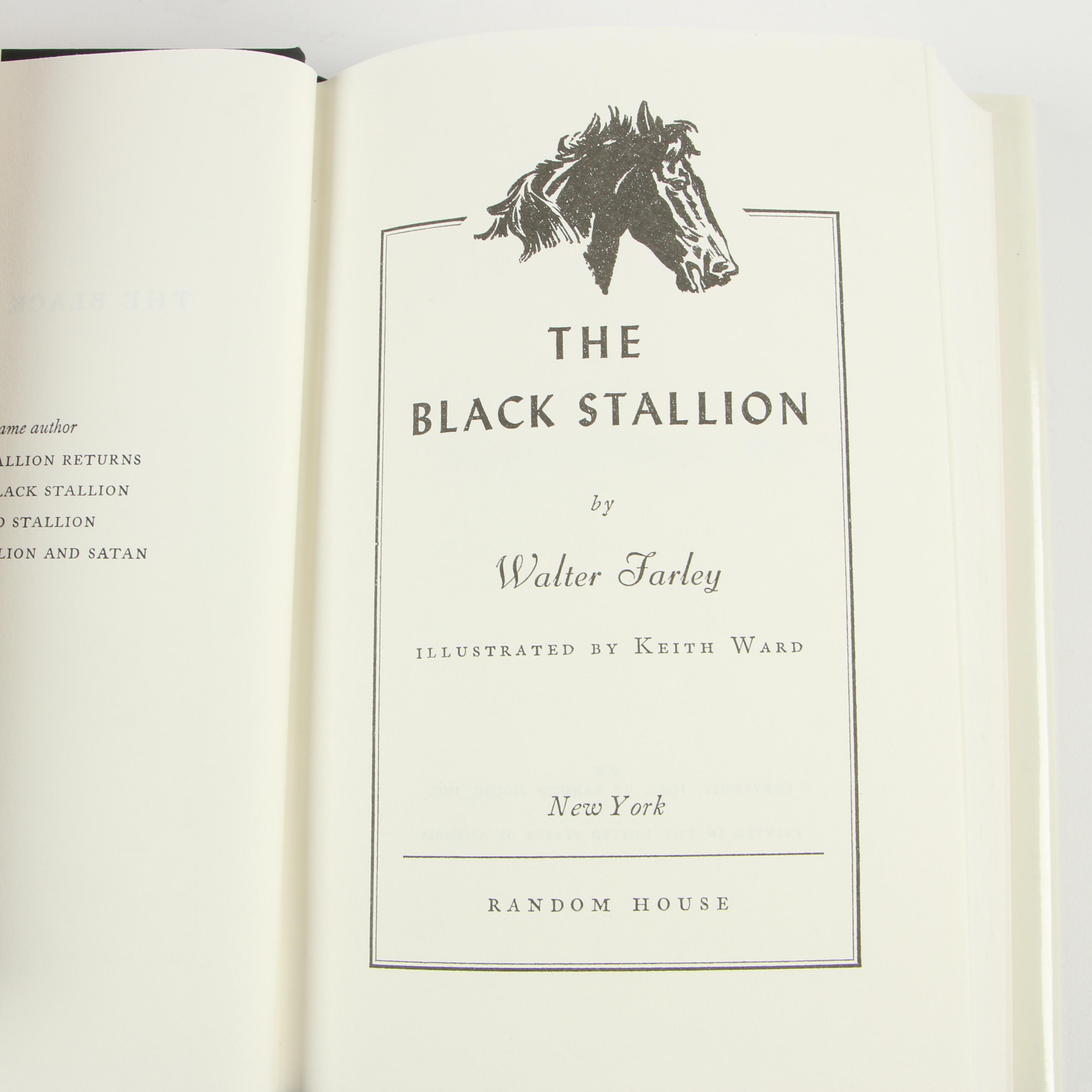 "The Black Stallion" Book Series by Walter Farley, Six Volumes