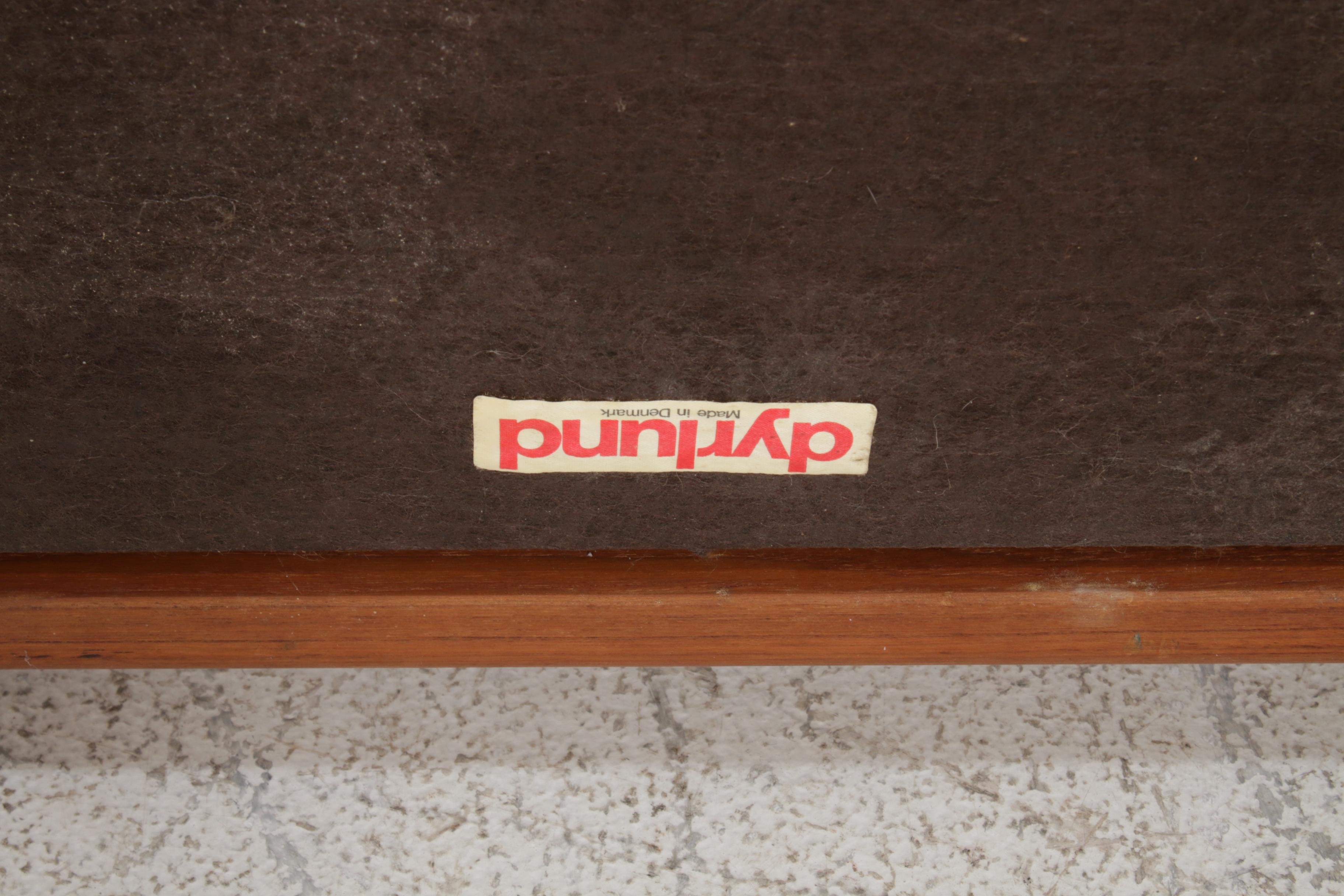 Dyrlund Danish Modern Teak and Leather Sofa and Loveseat, Mid 20th Century