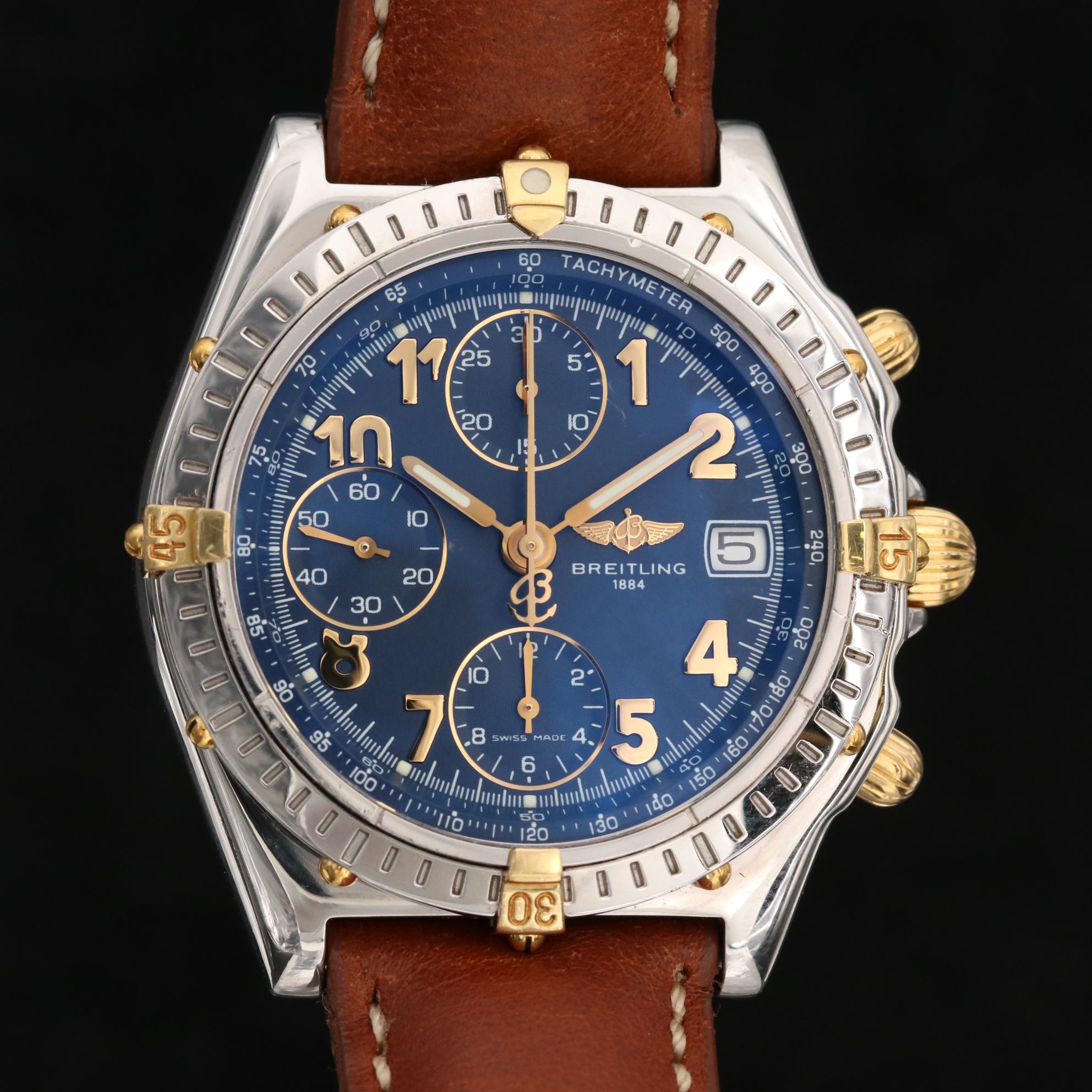 Breitling Chronomat 18K Gold and Stainless Steel Automatic Watch