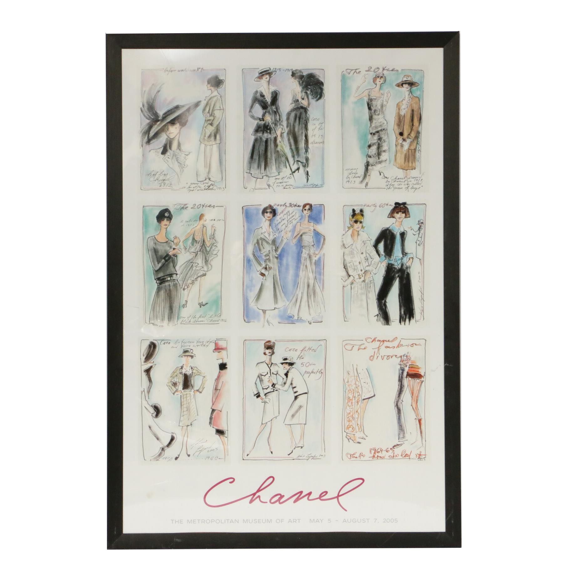 The Metropolitan Museum of Art Coco Chanel Exhibition Poster, 2005