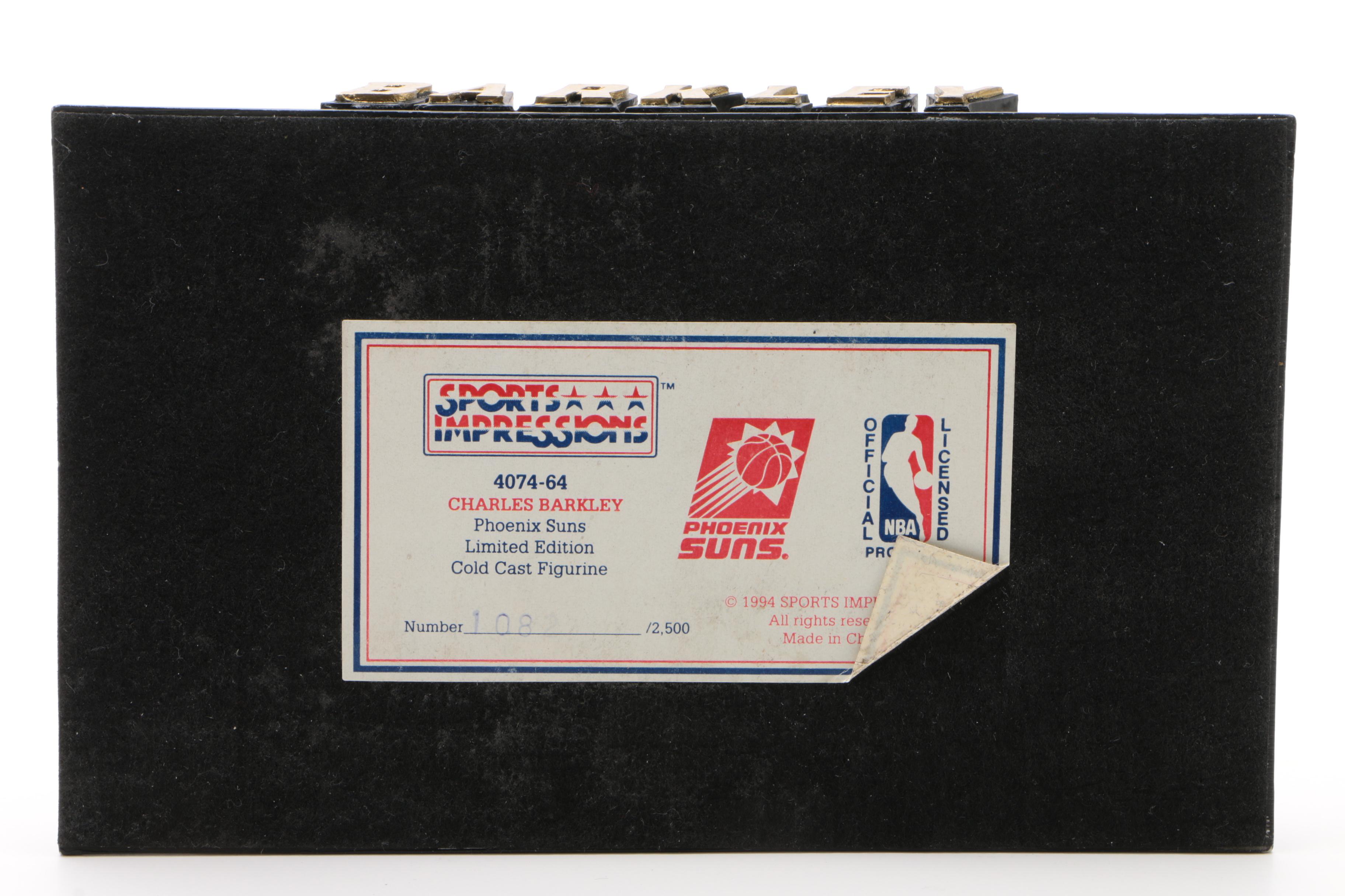 First Edition "Outrageous!" by Charles Barkley with Limited Edition Figurine