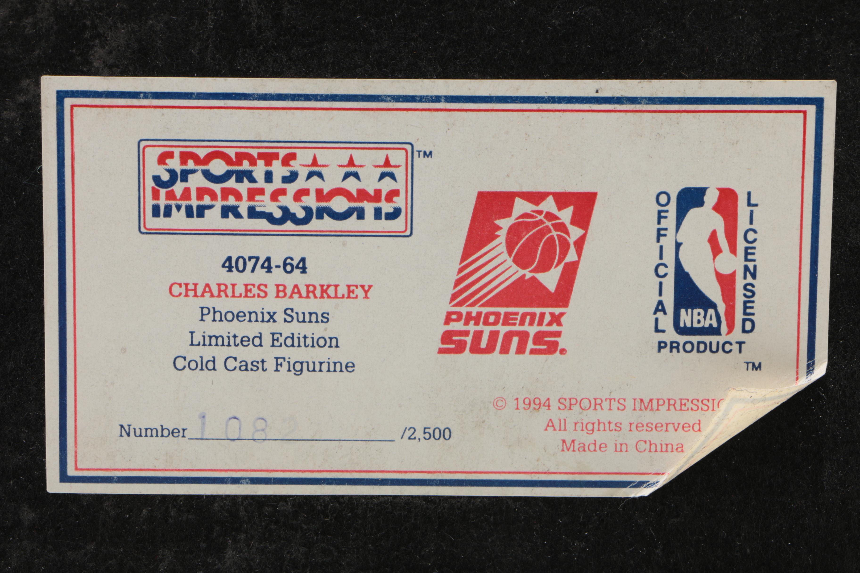 First Edition "Outrageous!" by Charles Barkley with Limited Edition Figurine