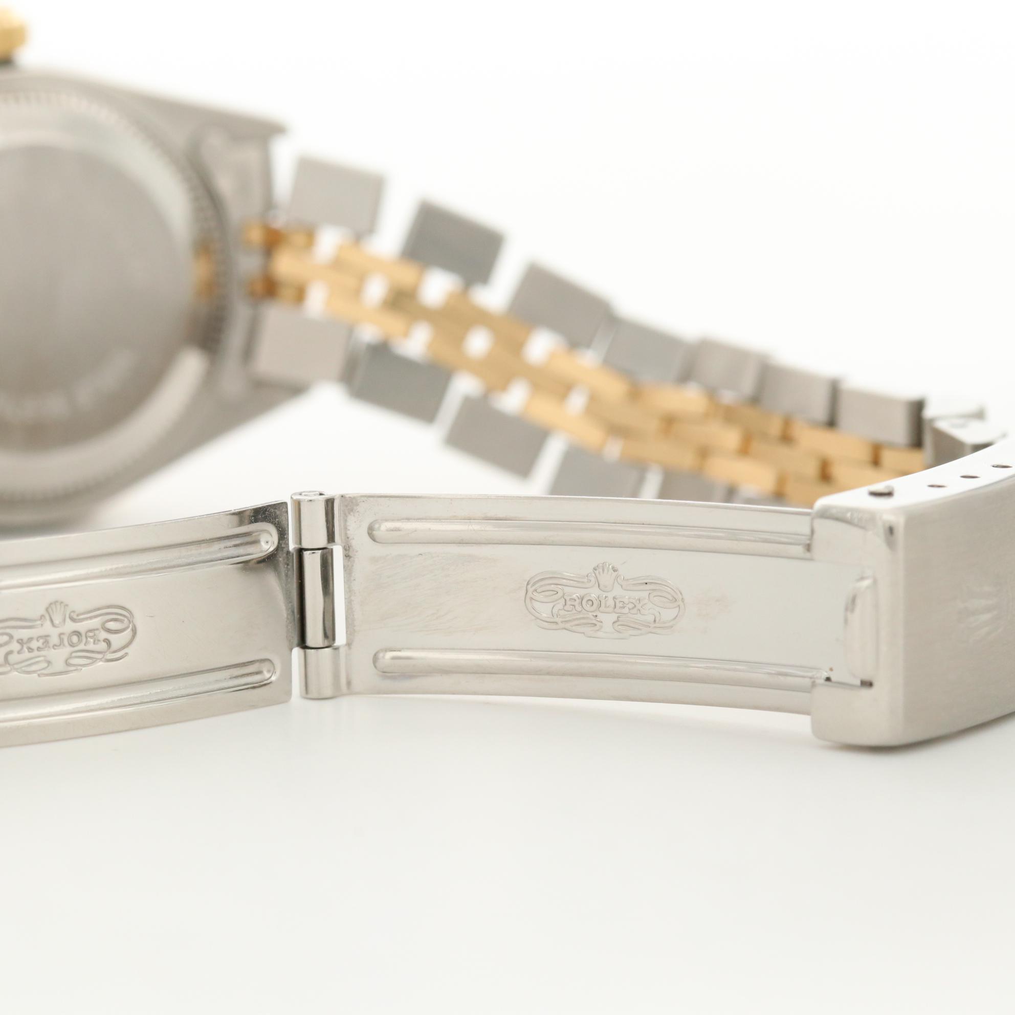 Rolex Datejust 18K Gold and Stainless Steel Watch with Diamond Dial