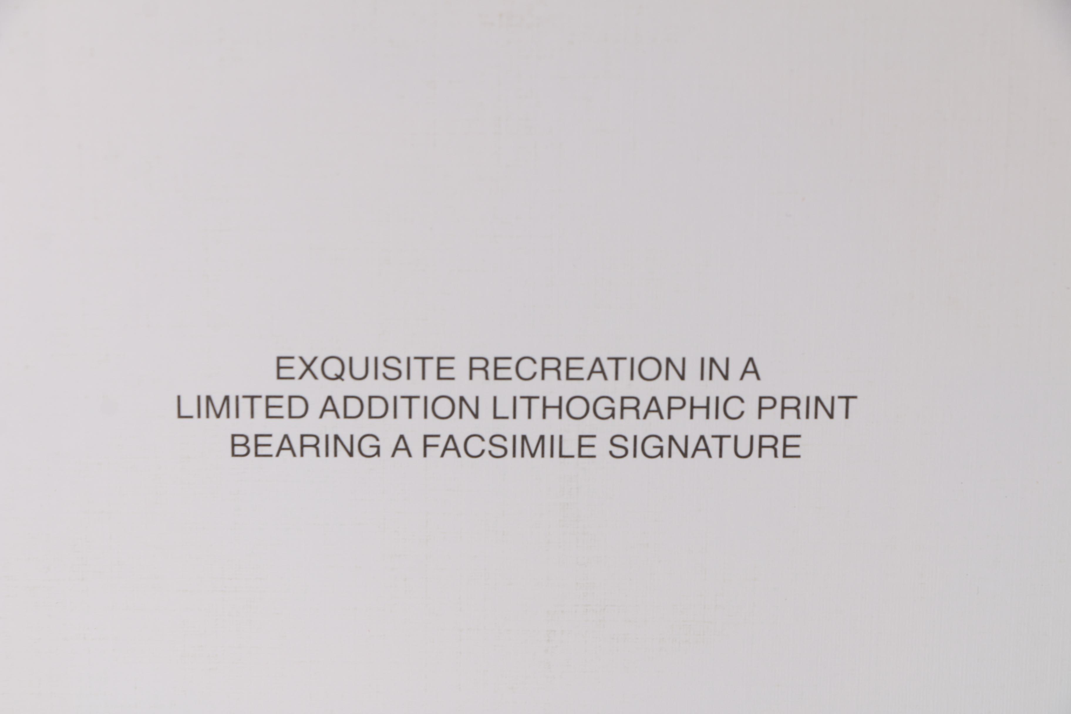 Offset Lithograph after Salvador Dalí "Lincoln in Dalivision"