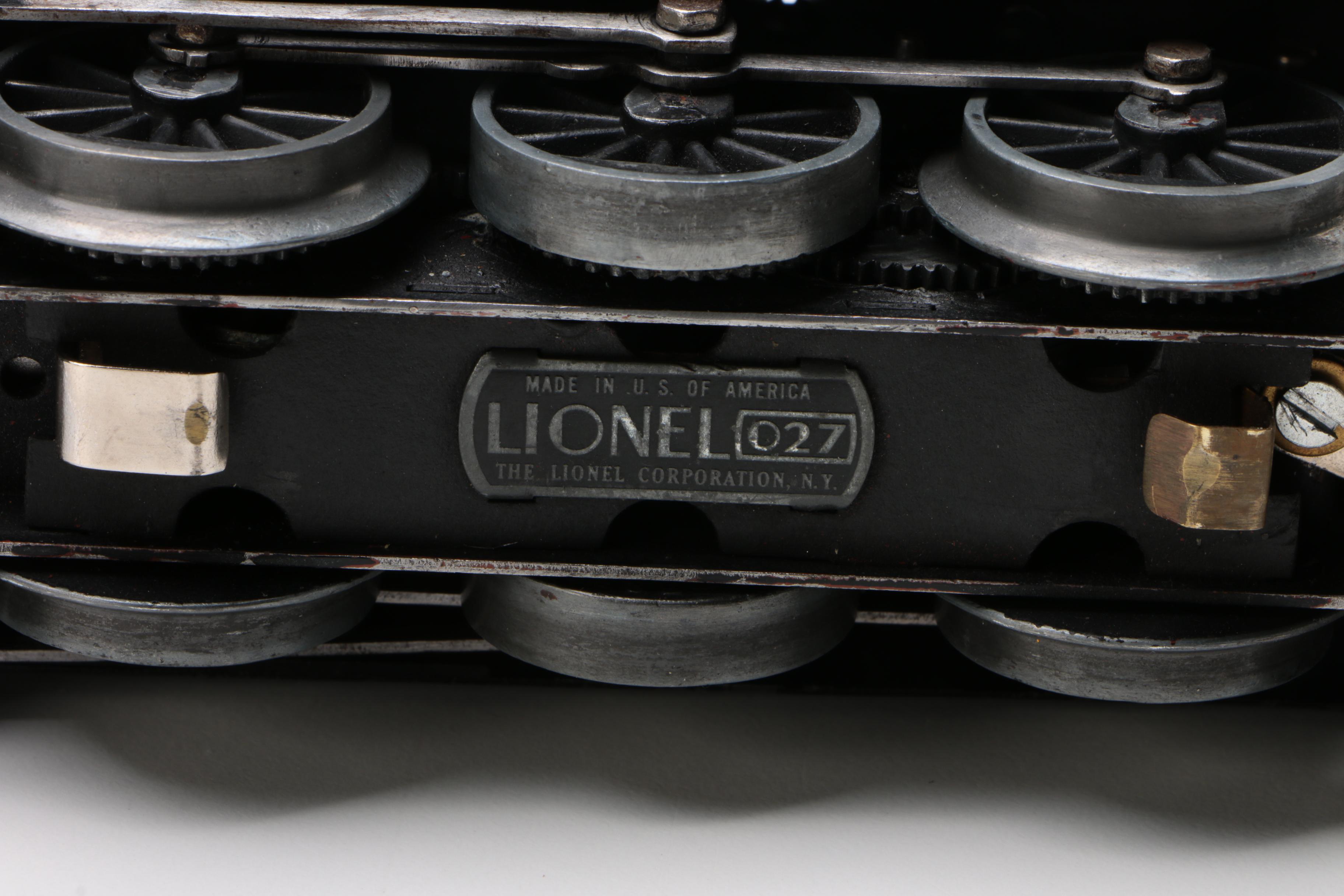 Lionel and Marx Locomotives with Coal-Freight Model Cars, Vintage