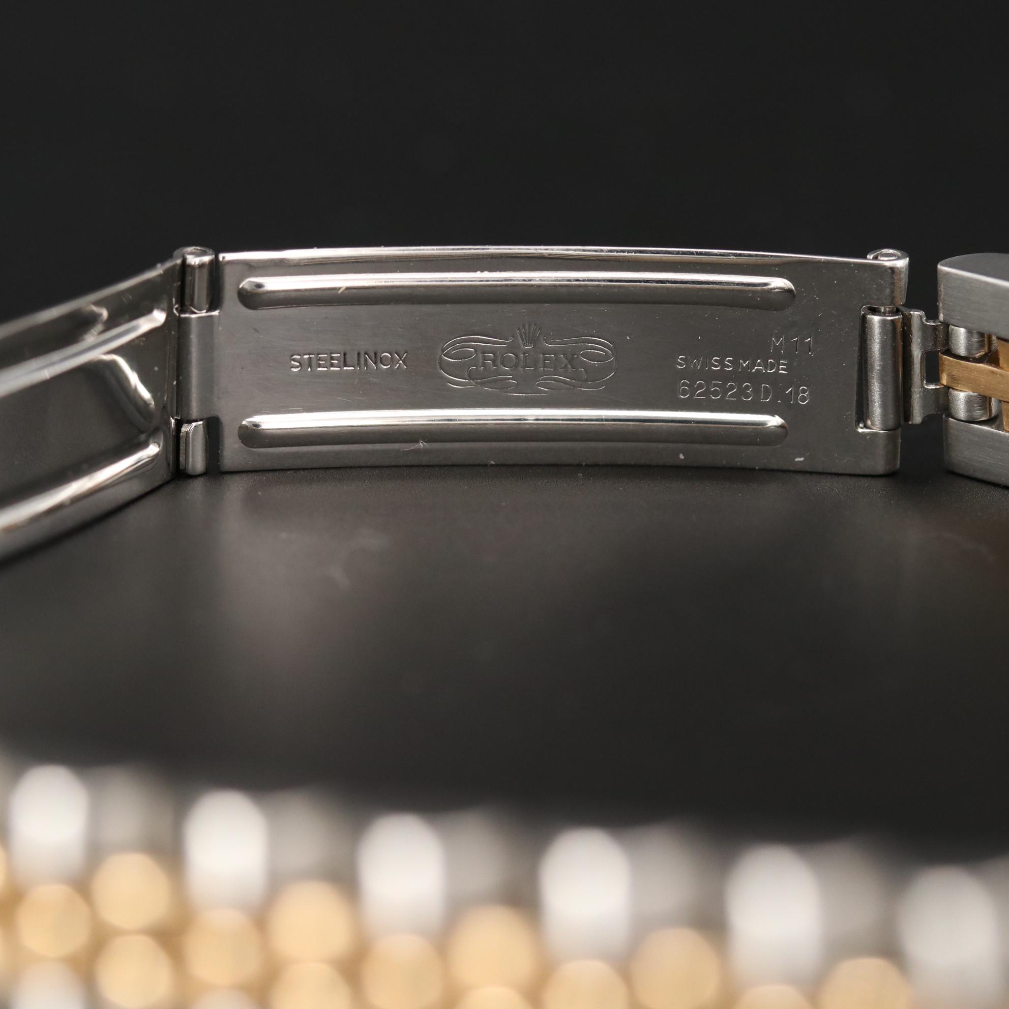 1988 Rolex 18K Gold and Stainless Steel Datejust Diamond Automatic Watch