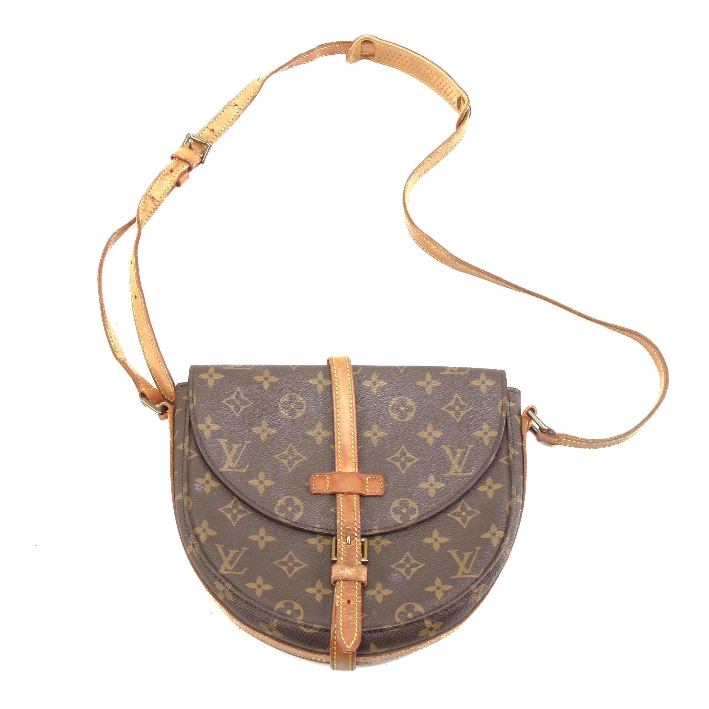 Louis Vuitton Monogram Canvas Chantilly MM Crossbody Bag, 1980s Vintage