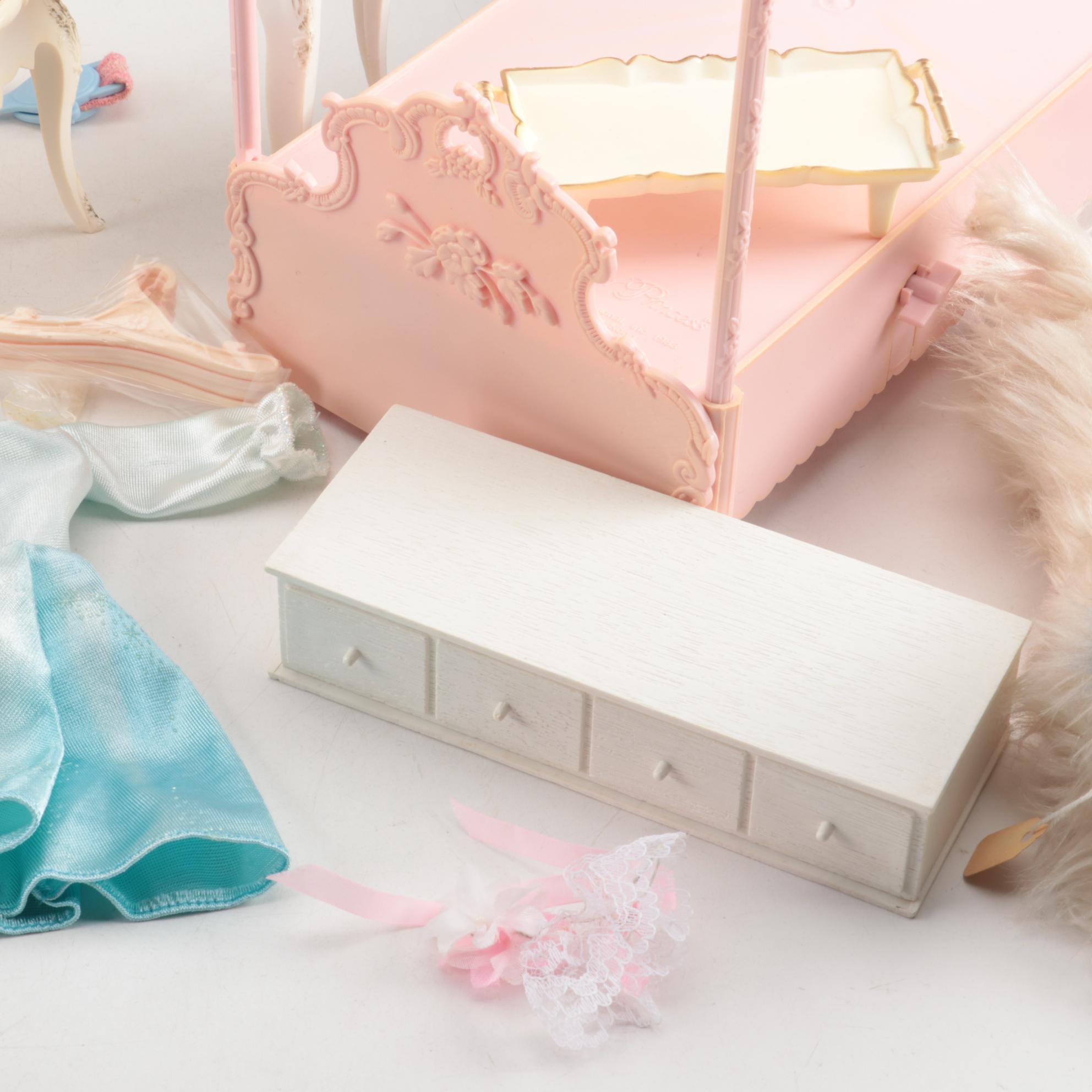 Mattel Doll Bedroom Furniture and Accessories, 1980s