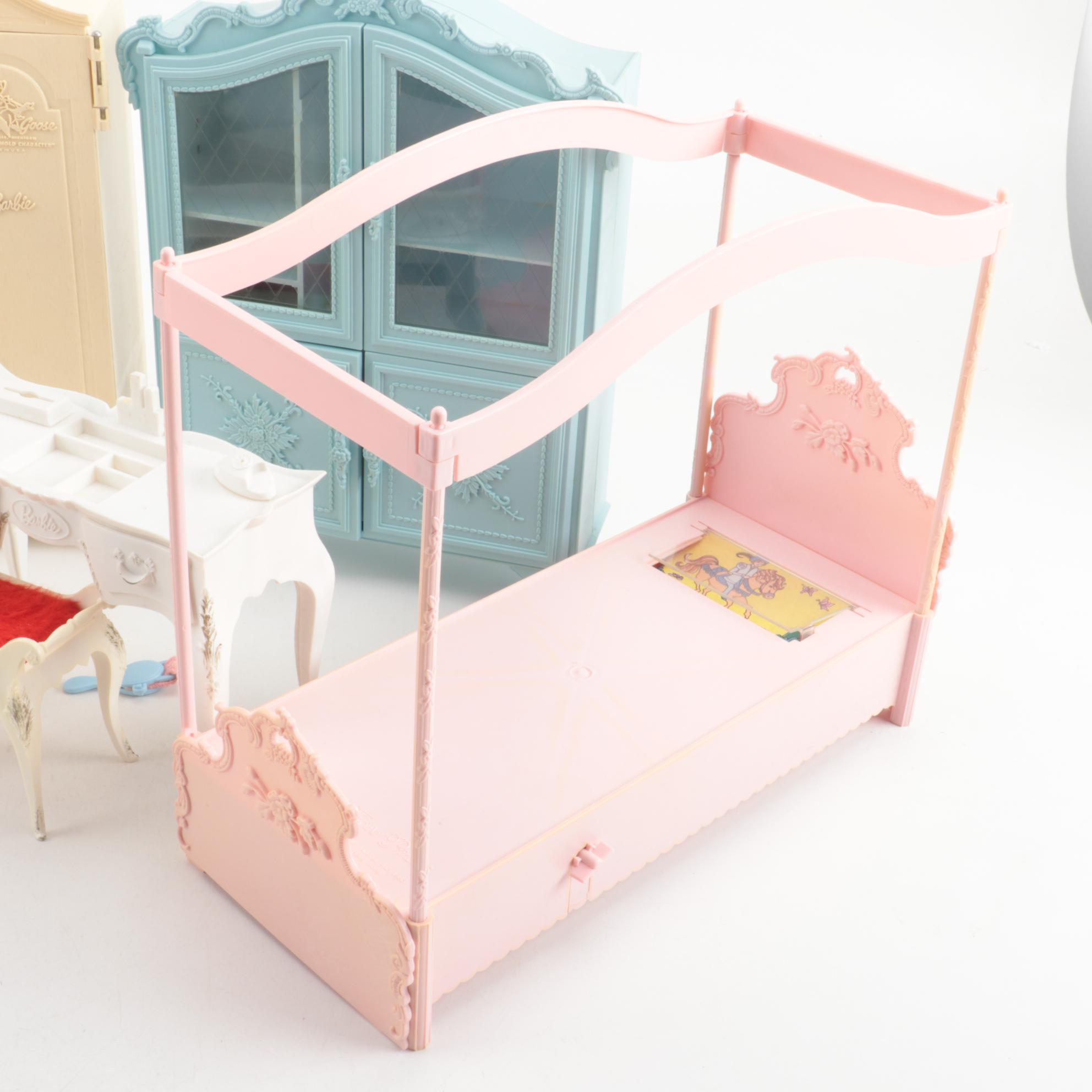 Mattel Doll Bedroom Furniture and Accessories, 1980s