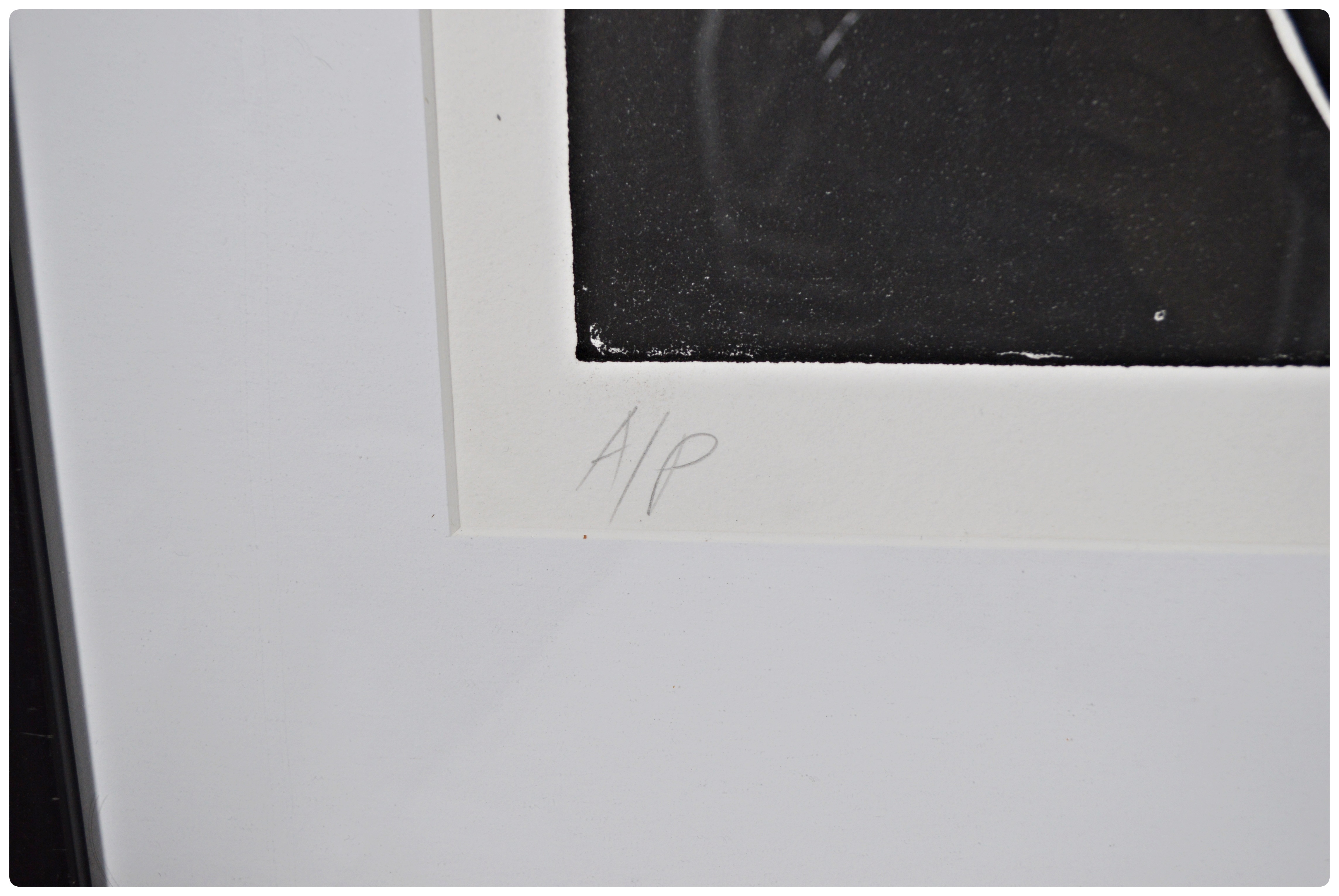 Thom Shaw Woodblock of Uncle Sam and Two Men, 1995