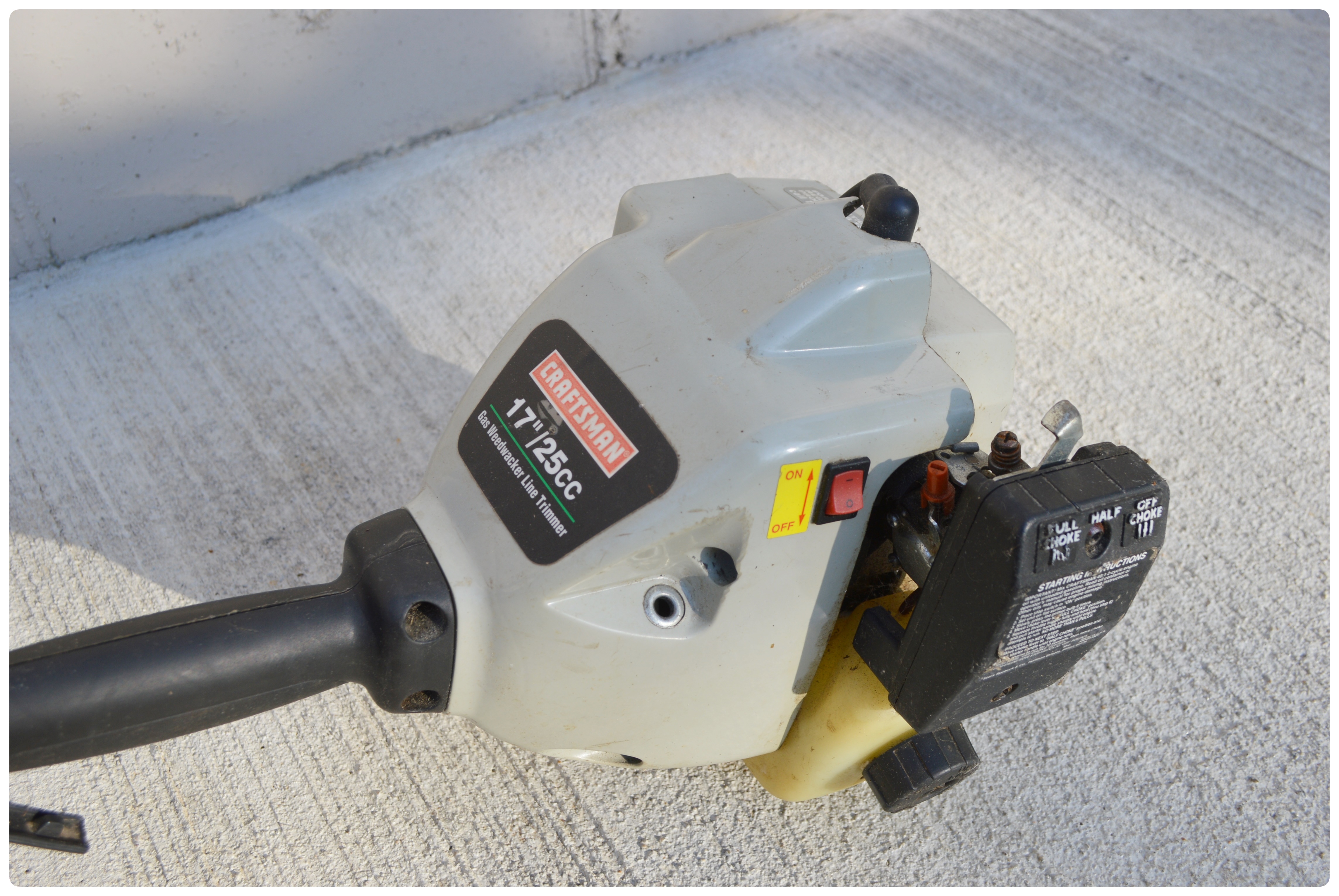 Craftsman Gas Edger, Electric Leaf Blower, and Poulan Pro Gas Pruner/Trimmer