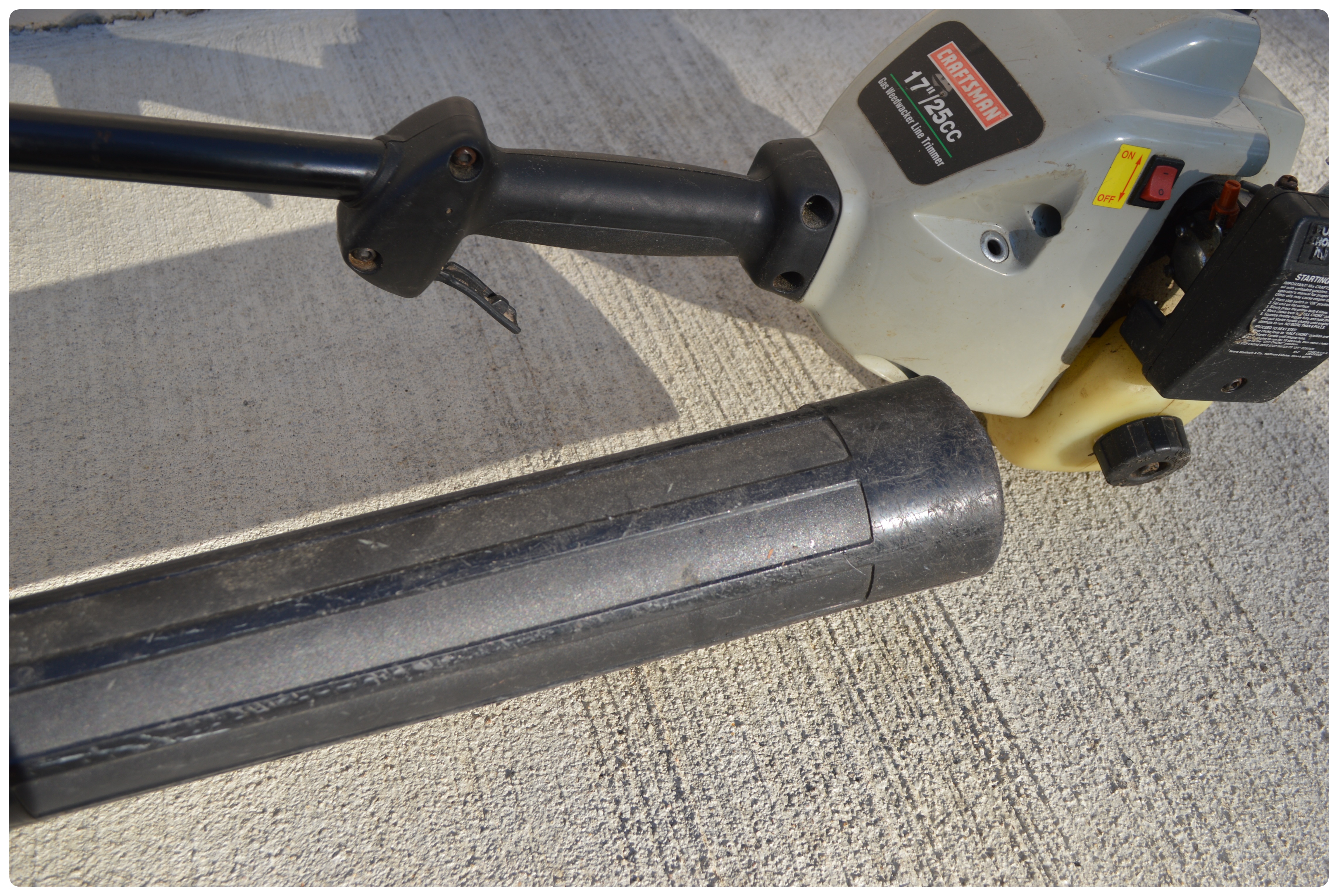 Craftsman Gas Edger, Electric Leaf Blower, and Poulan Pro Gas Pruner/Trimmer