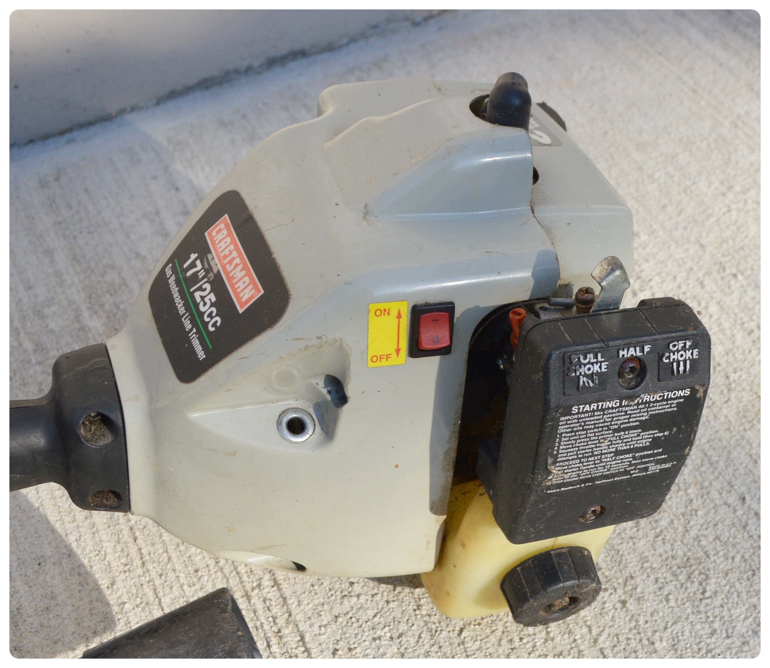 Craftsman Gas Edger, Electric Leaf Blower, and Poulan Pro Gas Pruner/Trimmer