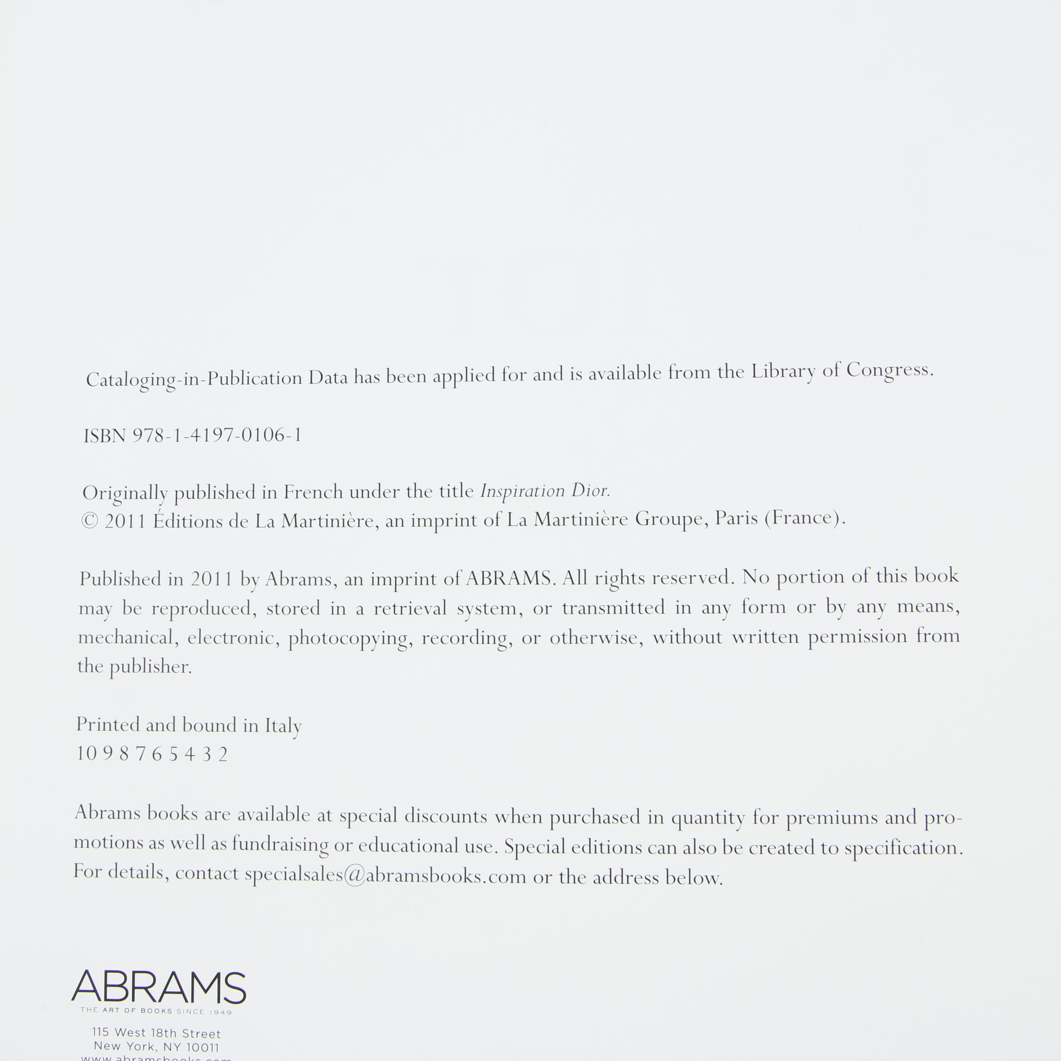 Fashion Books Featuring "Dior" by Farid Chenoune, 2007