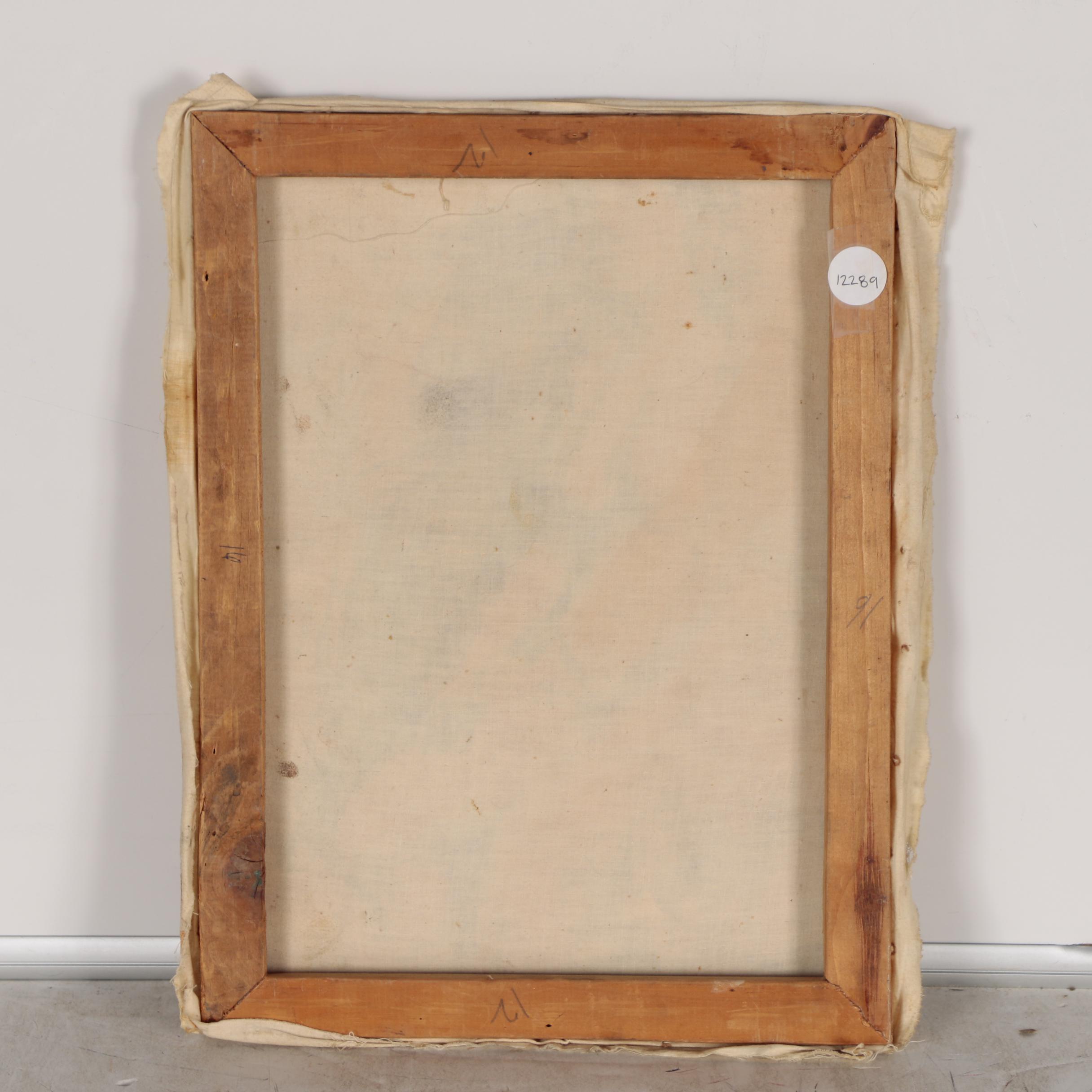 Edgar Yaeger Figure Oil Painting, 1981