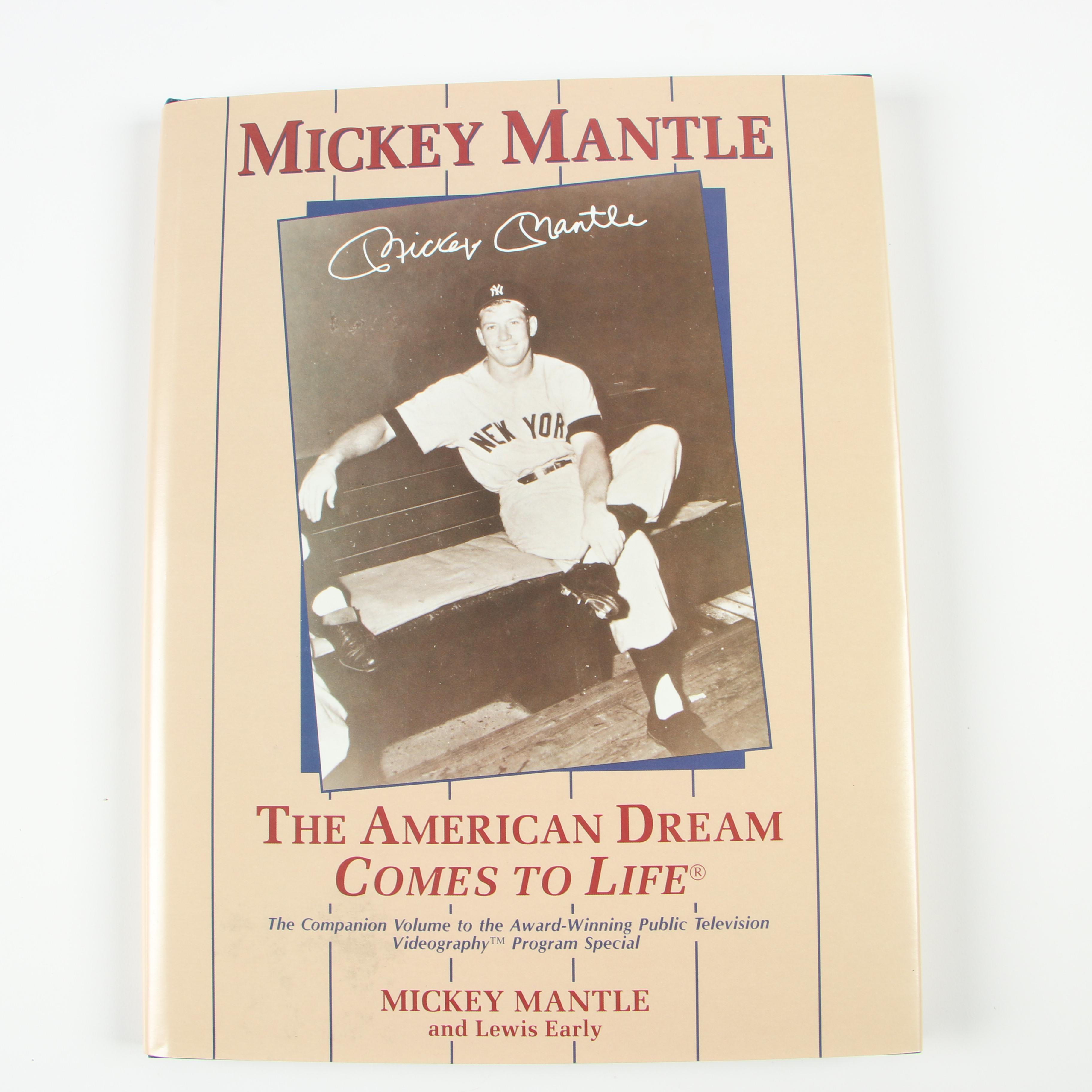 First Edition "My Favorite Summer 1956" with Other Mickey Mantle Biographies
