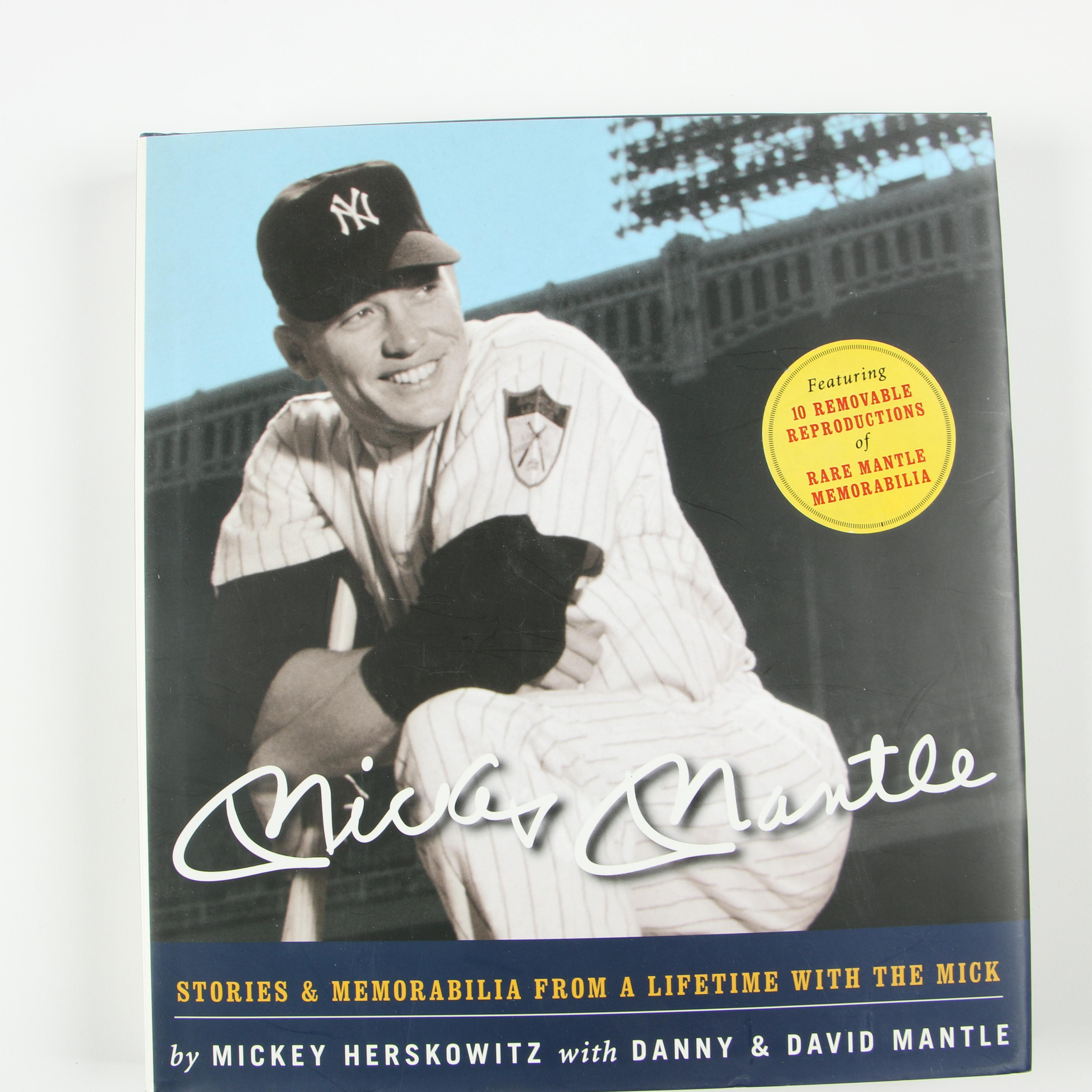 First Edition "My Favorite Summer 1956" with Other Mickey Mantle Biographies