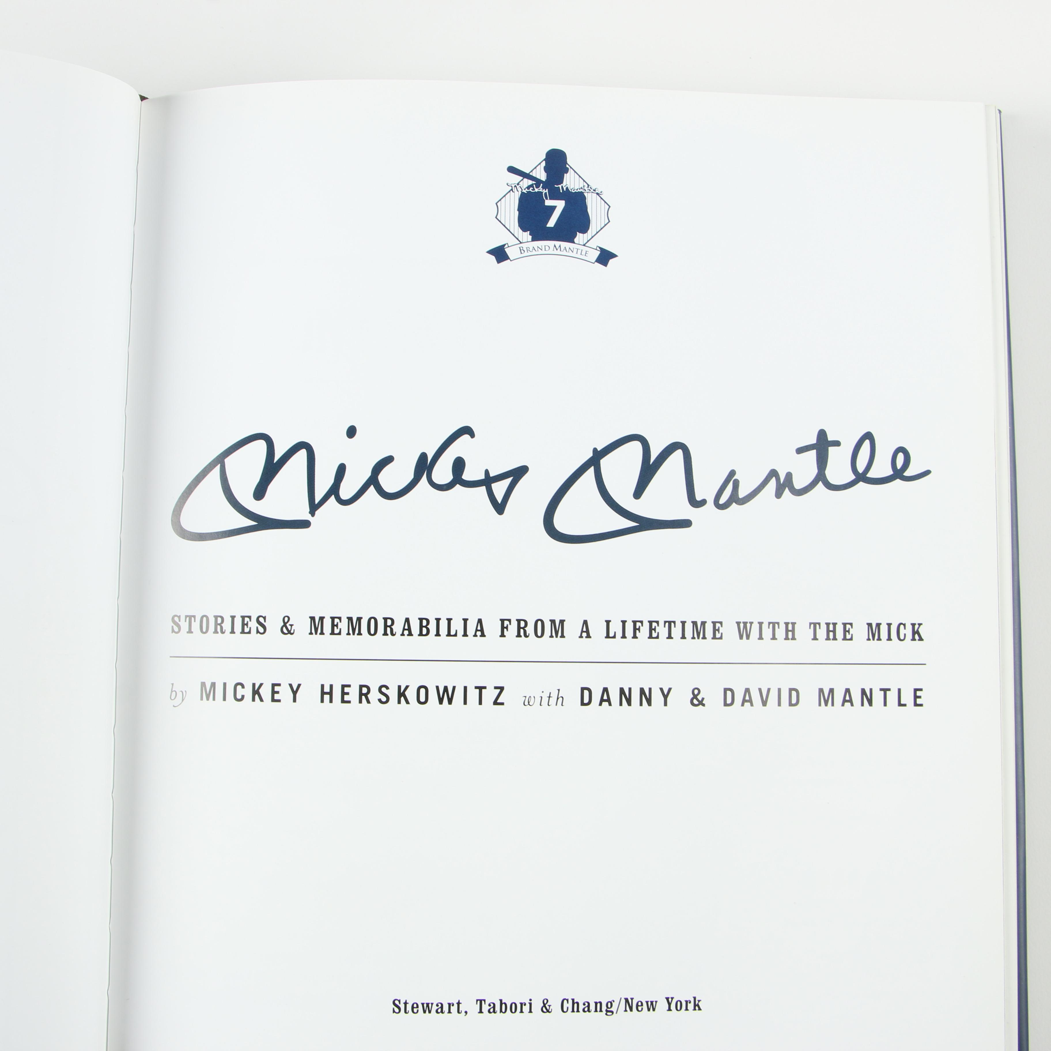 First Edition "My Favorite Summer 1956" with Other Mickey Mantle Biographies