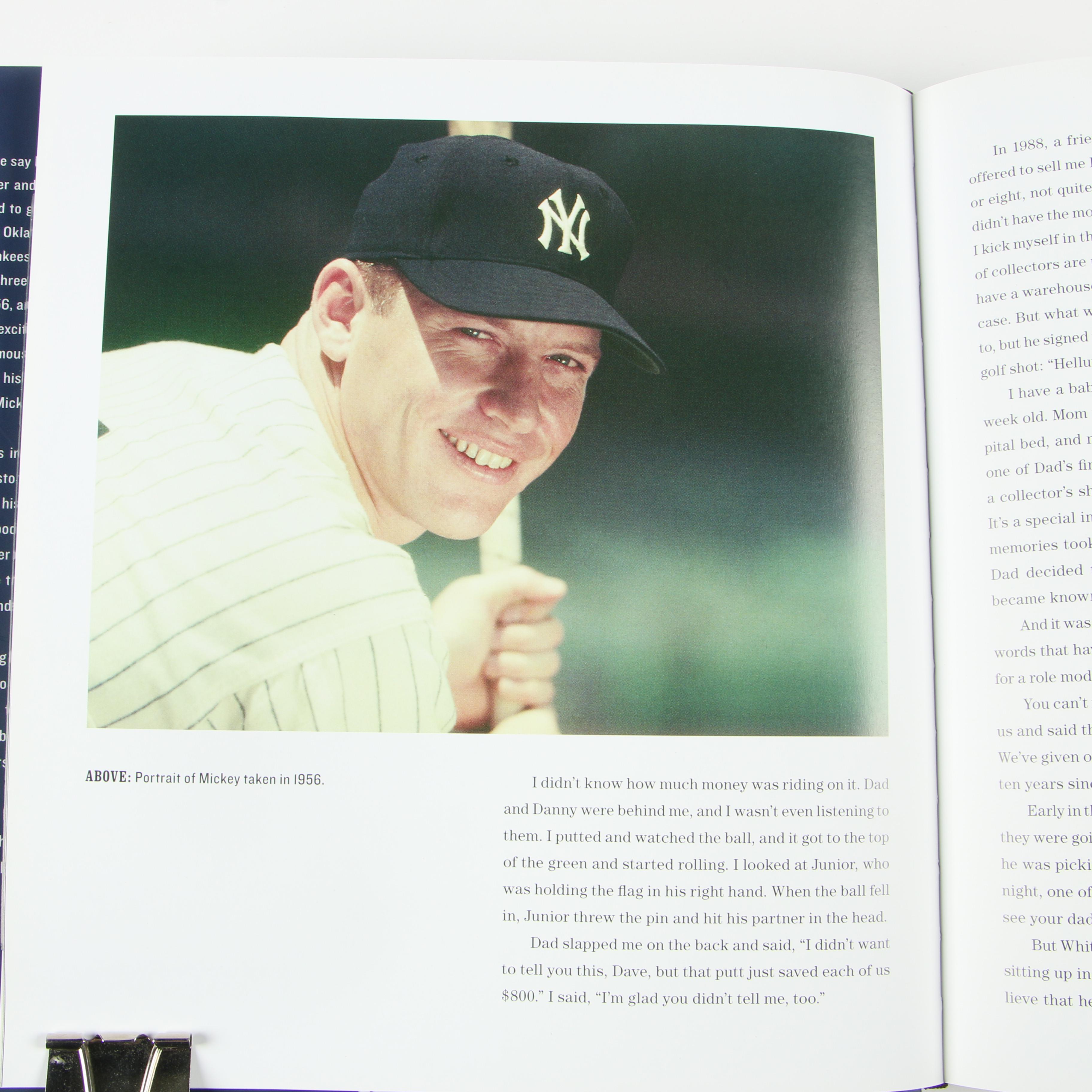 First Edition "My Favorite Summer 1956" with Other Mickey Mantle Biographies