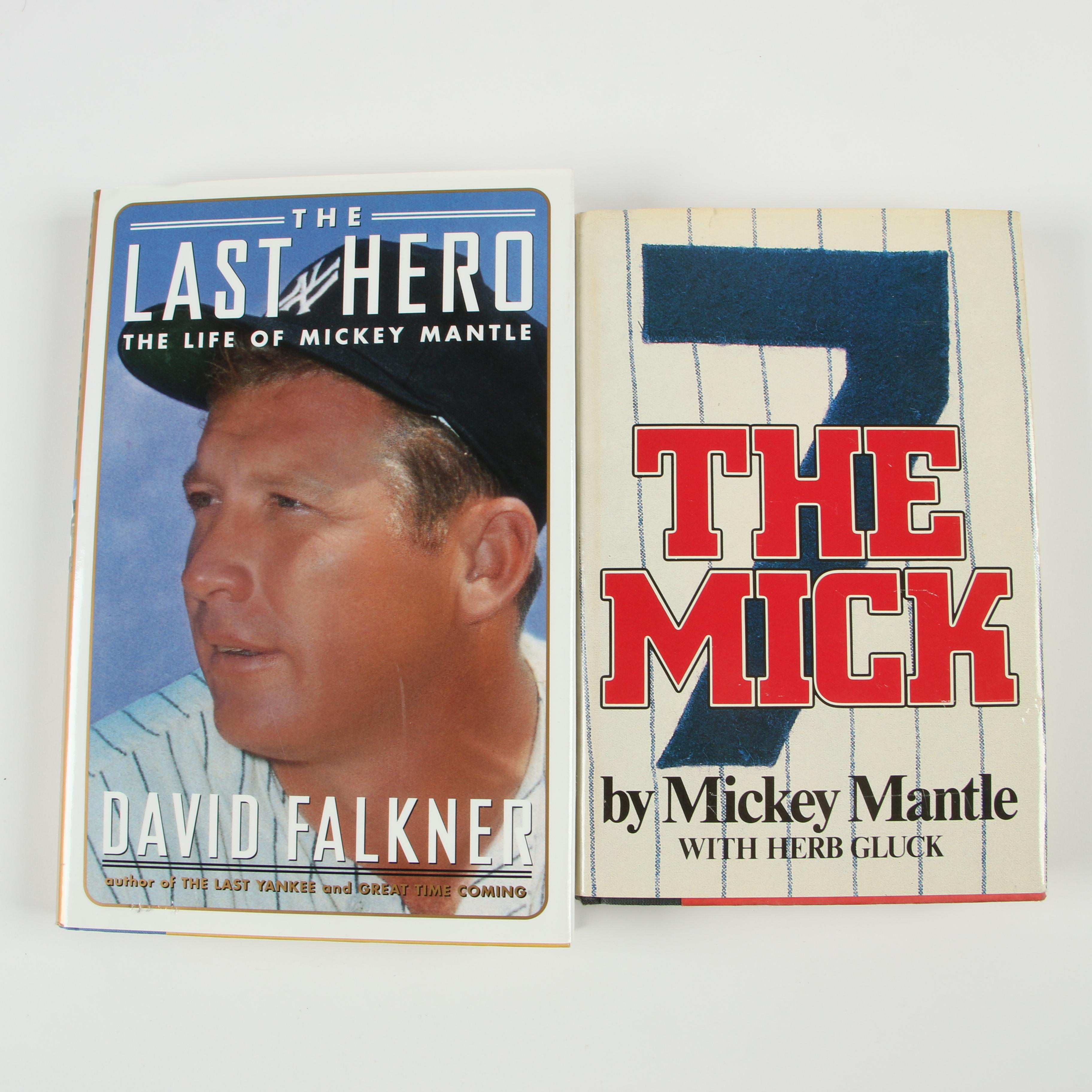 First Edition "My Favorite Summer 1956" with Other Mickey Mantle Biographies