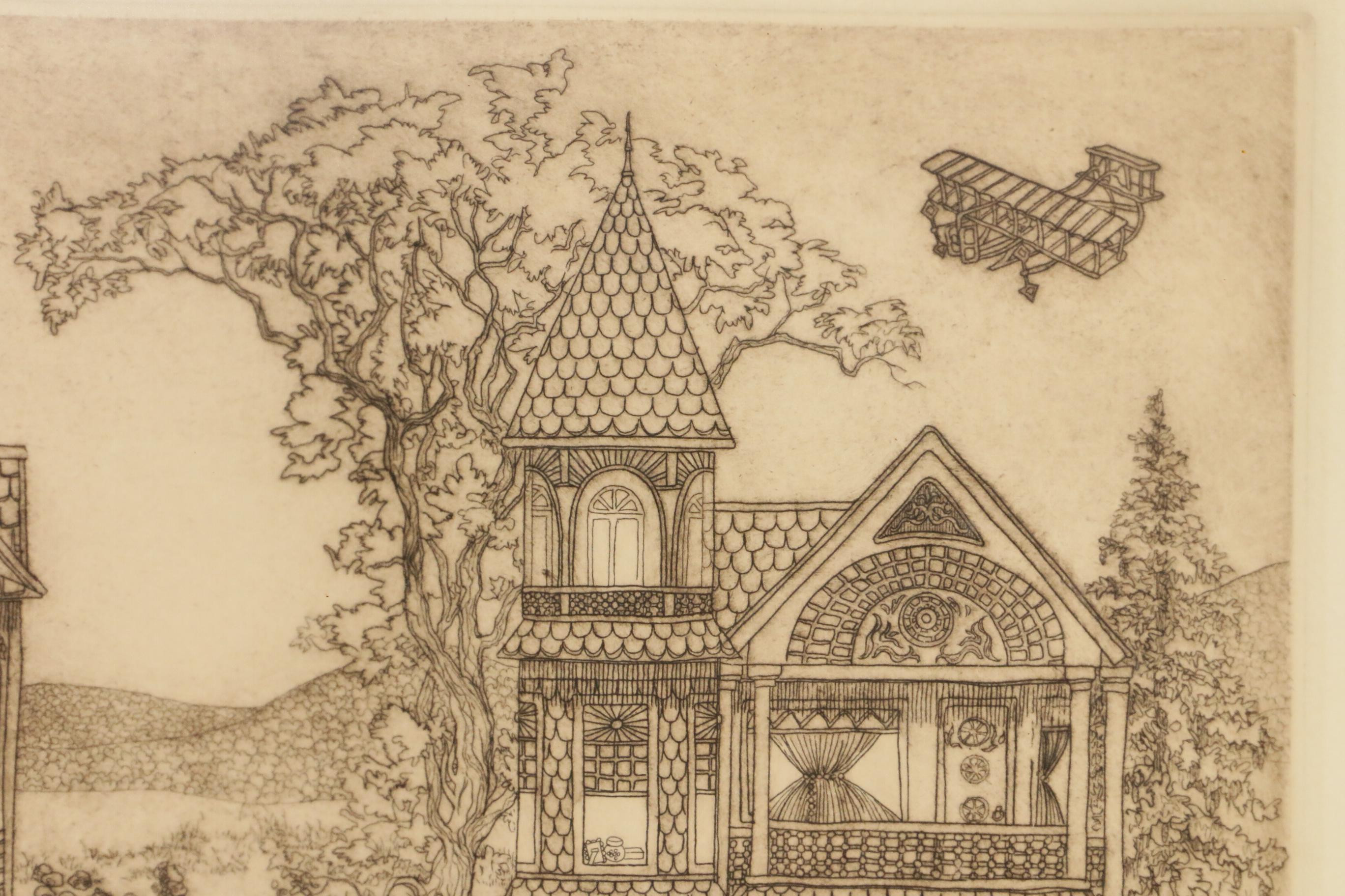 Susan Booth Titus Etching "Victorian Way"